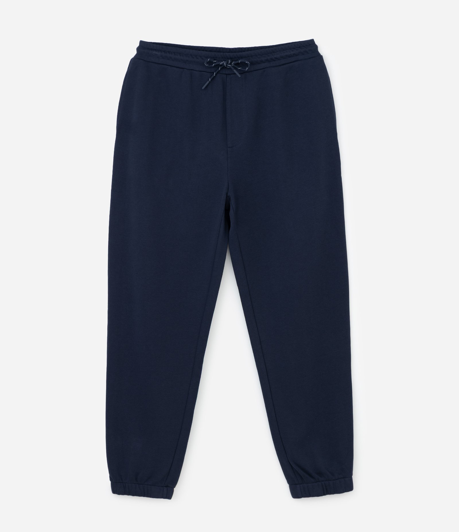 Calça Jogger em Moletom com Cós Elástico e Cordão Azul 5
