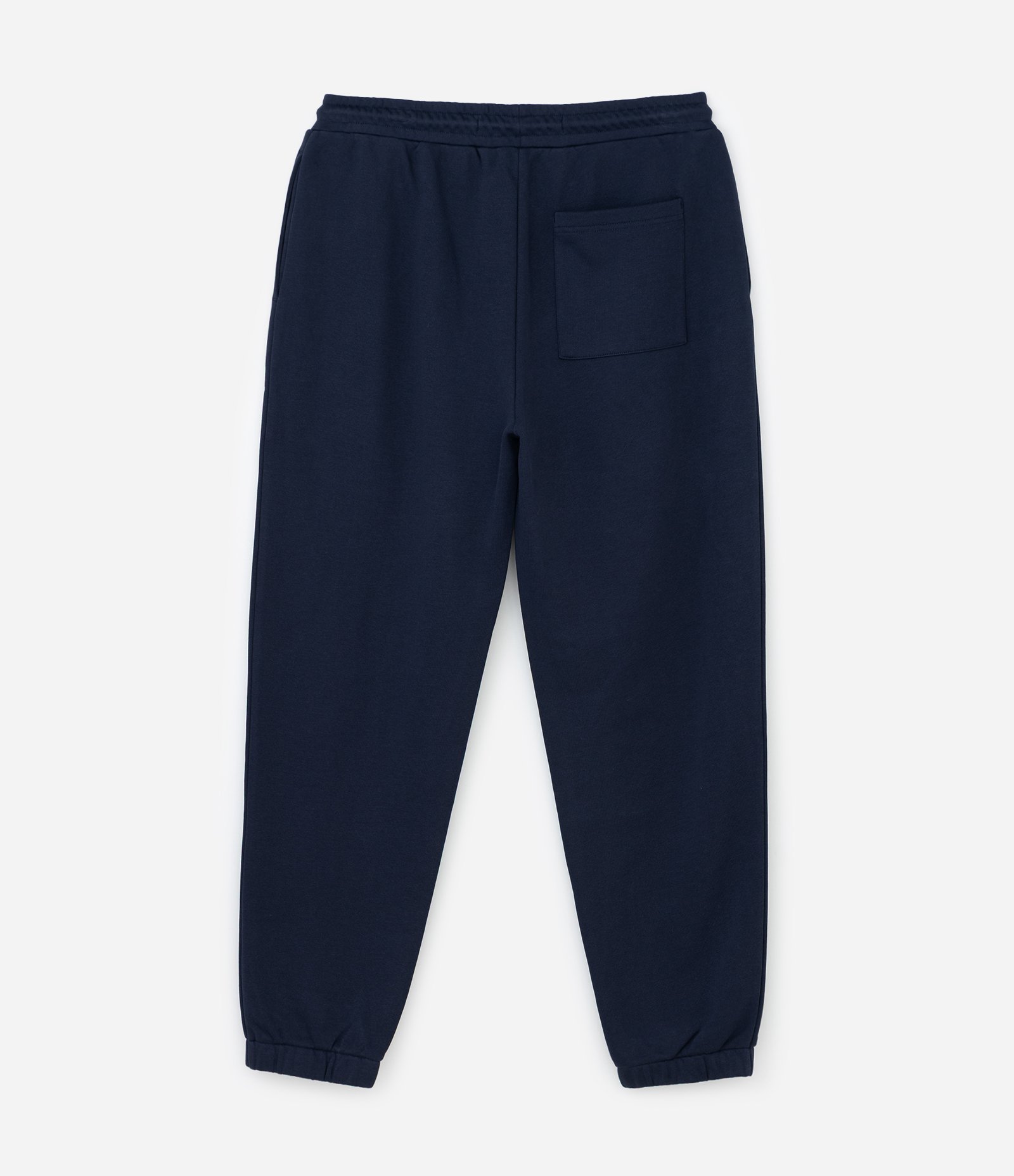 Calça Jogger em Moletom com Cós Elástico e Cordão Azul 6