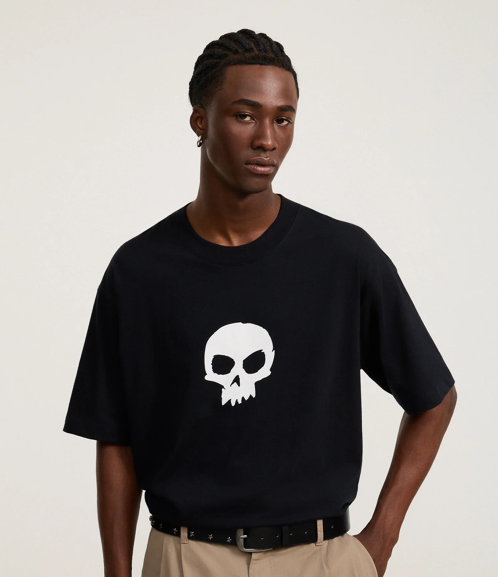 Camiseta Boxy em Algodão com Estampa Sid's Toys Toy Story Preto 1