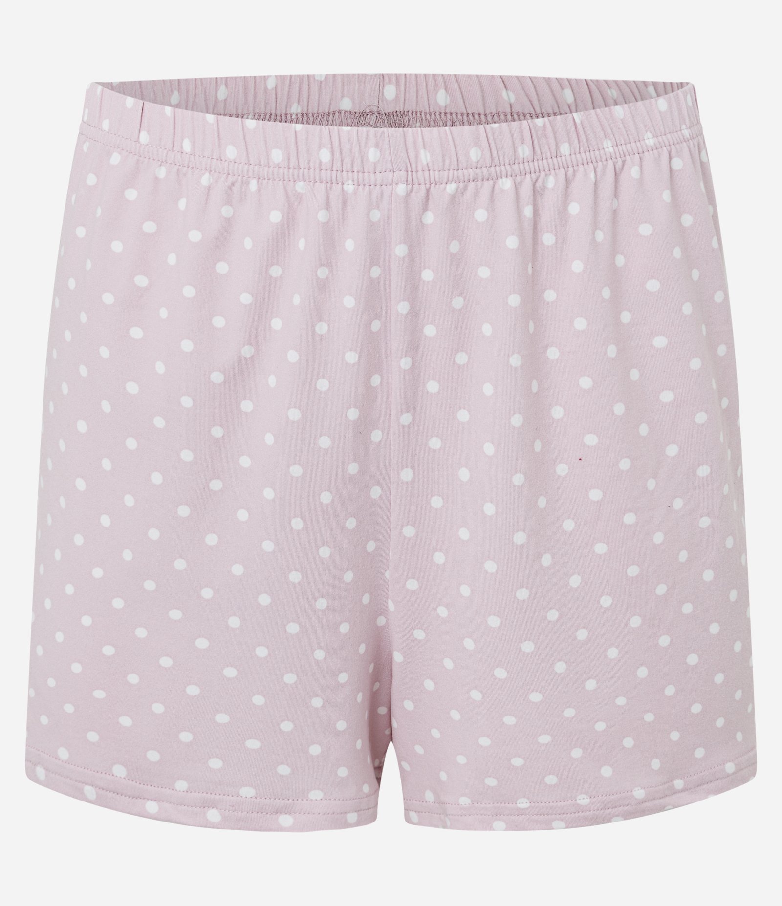 Pijama Short Doll com Estampa de Coração e Poá Branco/Rosa 3