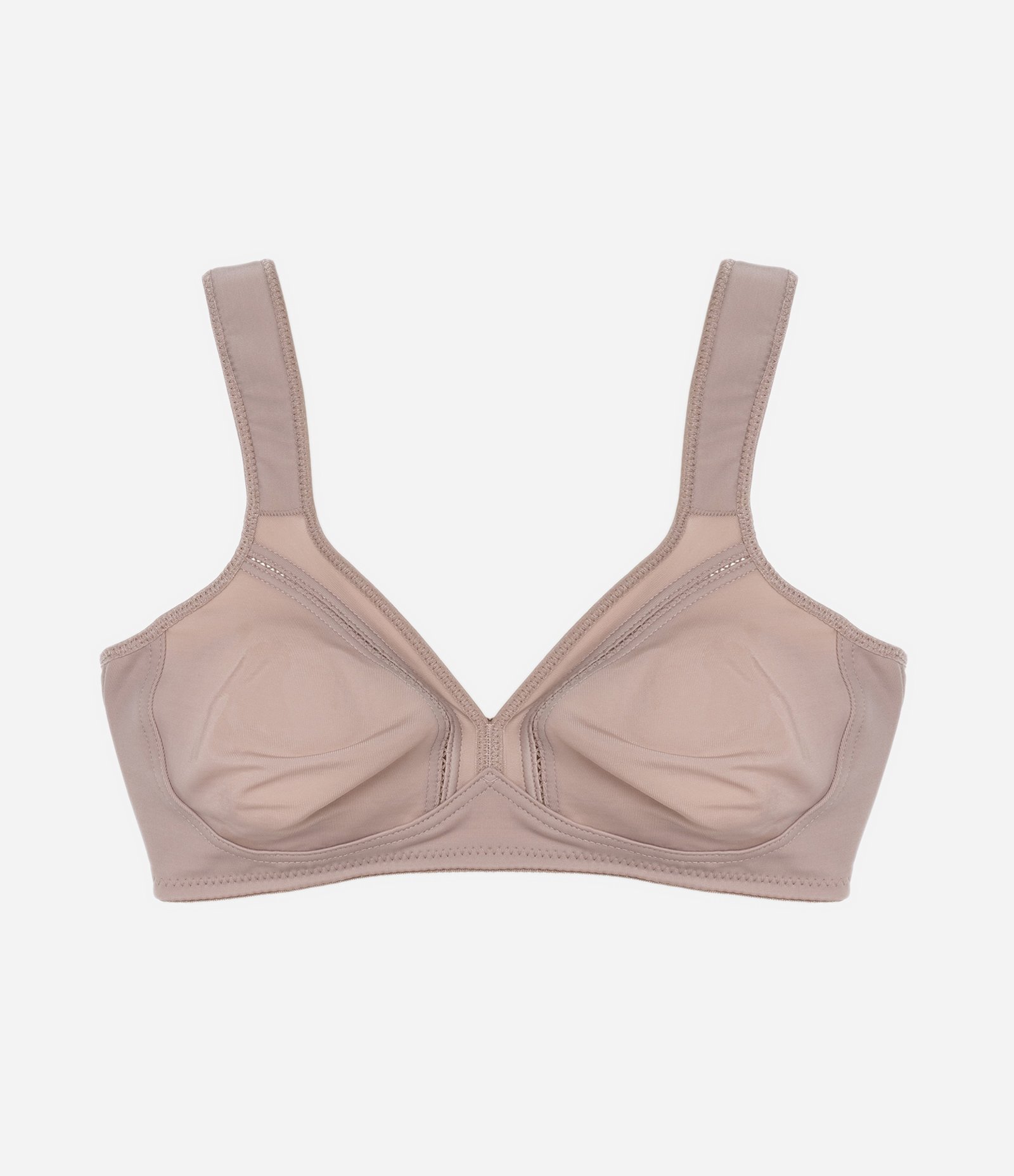 Sutiã Sem Bojo Sem Aro em Microfibra Gallard Conforto DeMillus Bege 5