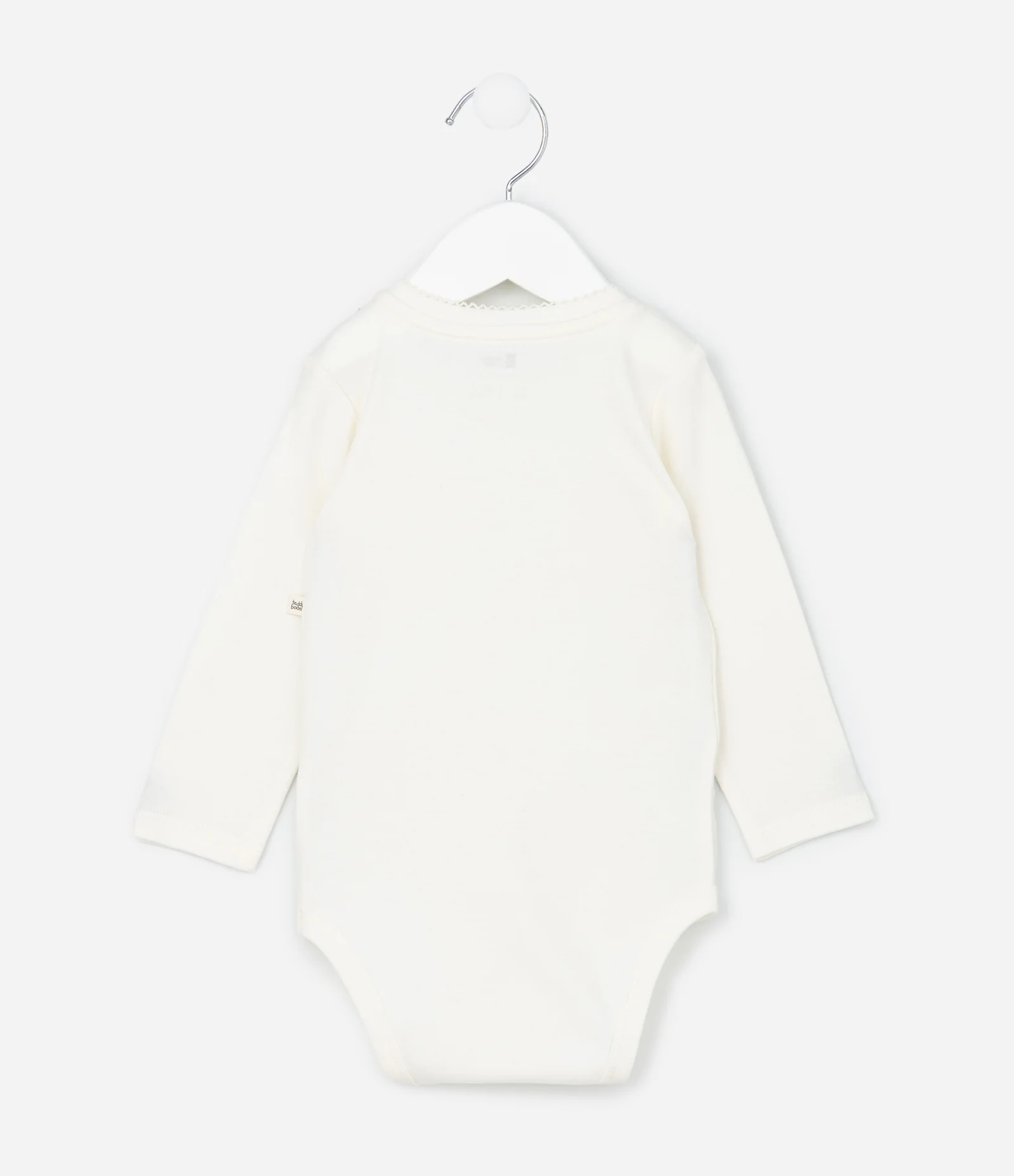 Conjunto Infantil Body com Calça Bordada de Nuvem – Tam RN a 18 Meses Branco 4