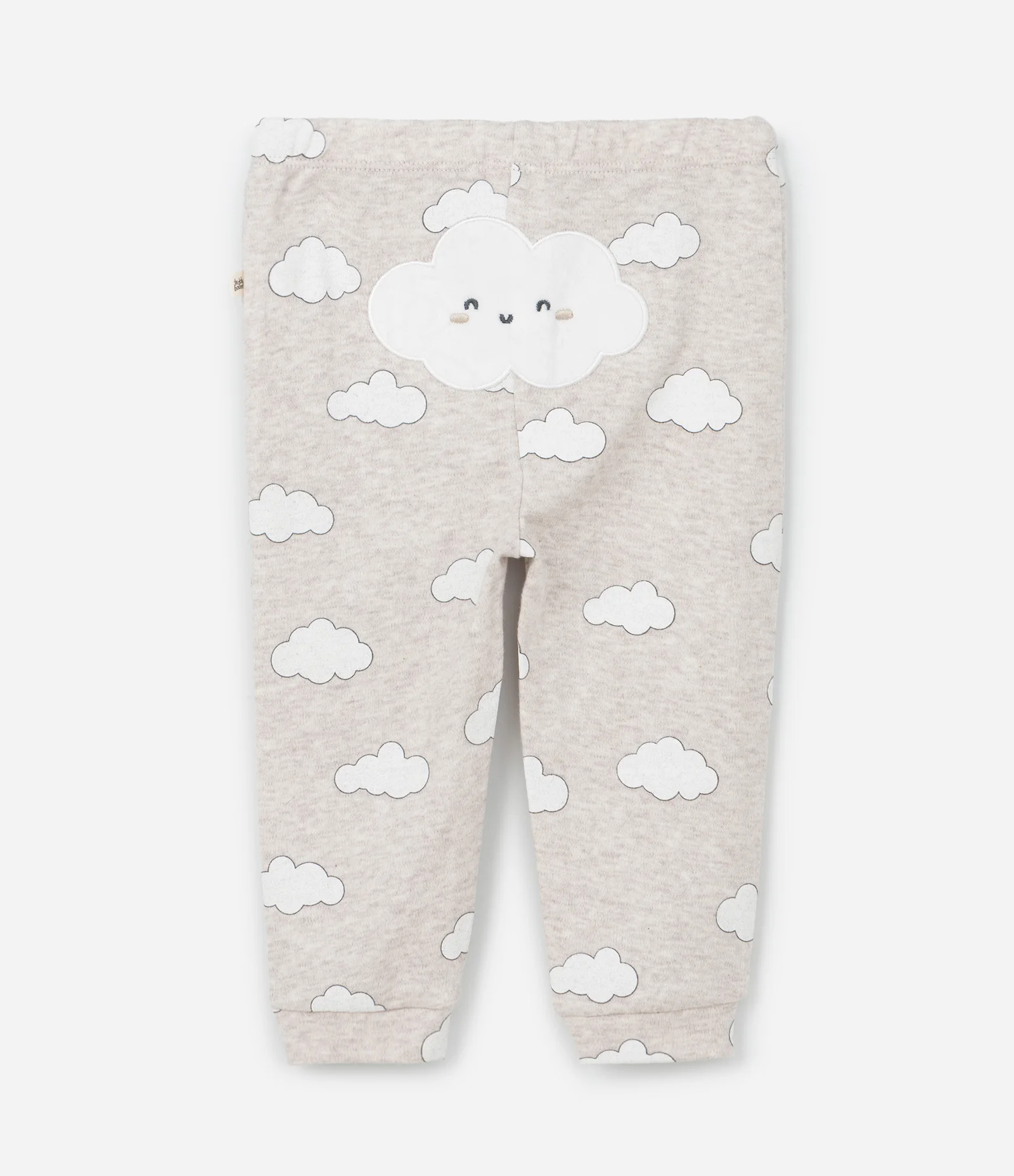 Conjunto Infantil Body com Calça Bordada de Nuvem – Tam RN a 18 Meses Branco 6