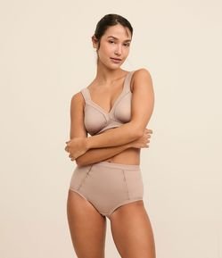 Calcinha Alta Modeladora em Microfibra Massagio Control DeMillus
