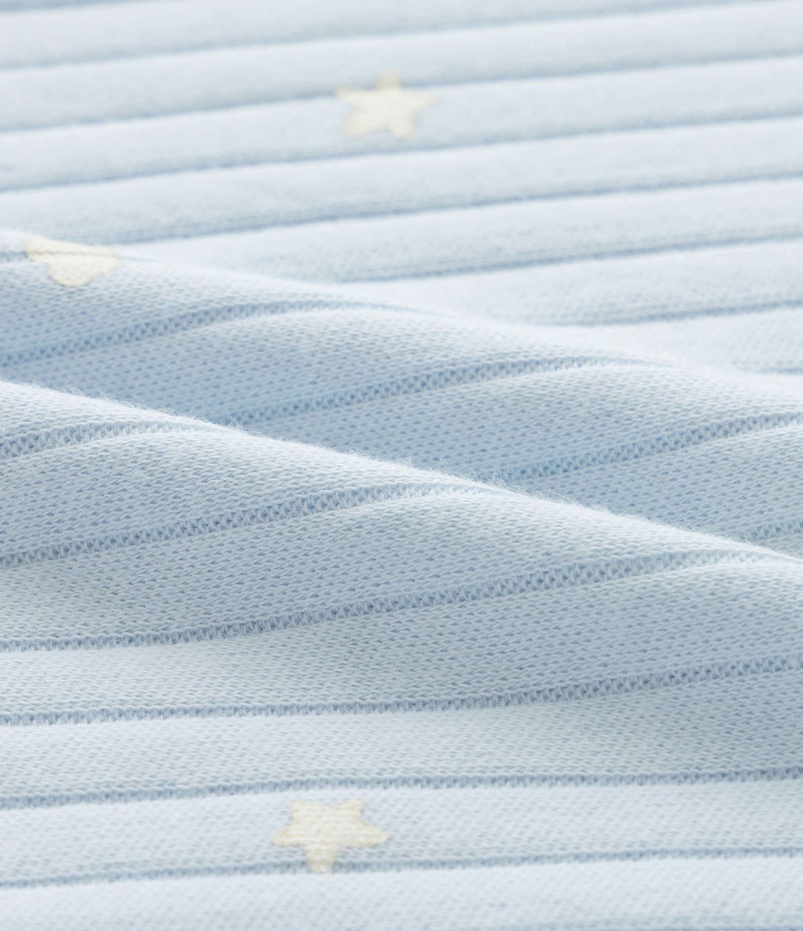 Body Infantil Canelado com Mini Ícones do Céu – Tam RN a 18 Meses Azul Claro 3