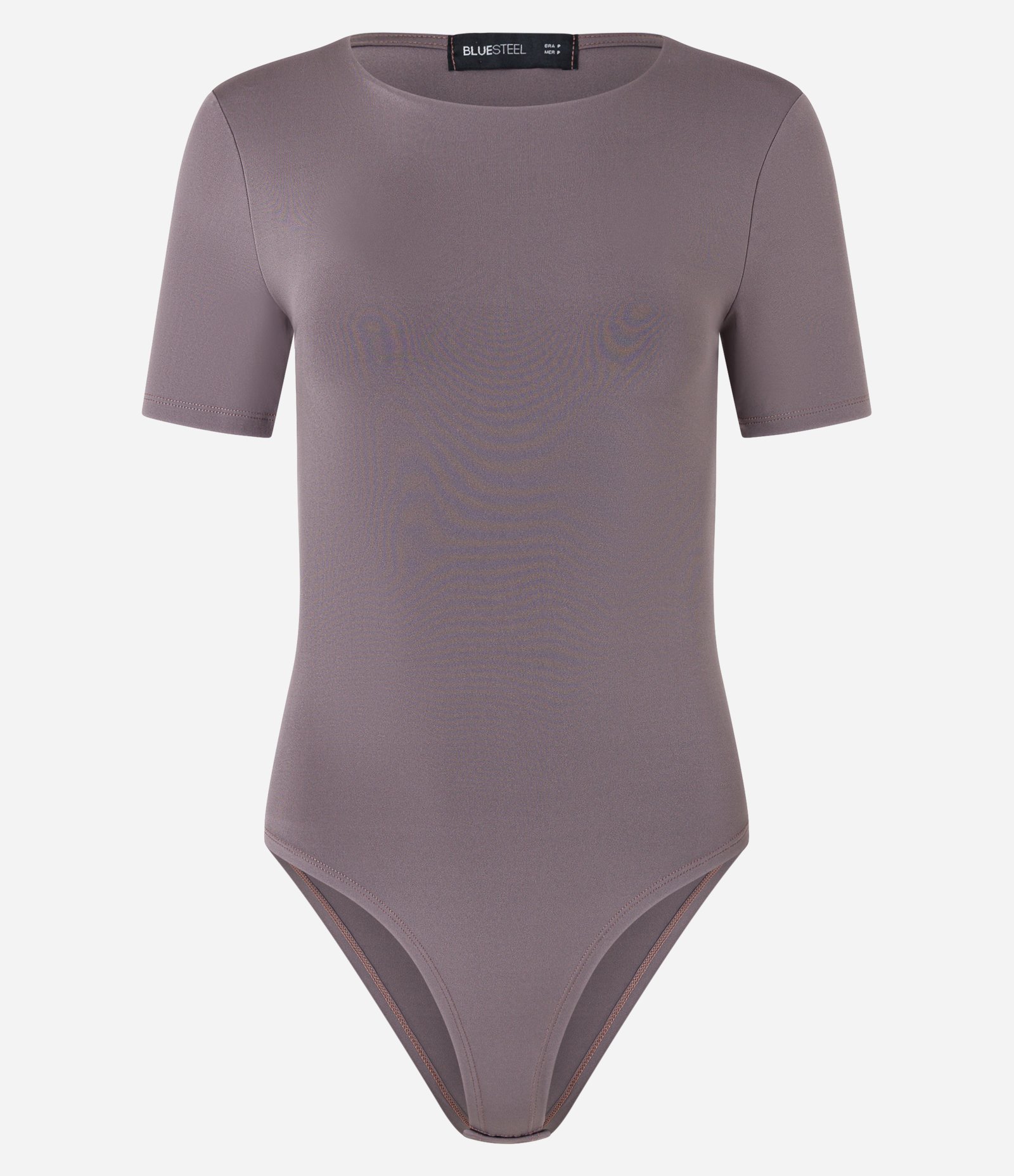 Body em Microfibra com Abertura nas Costas Cinza 4