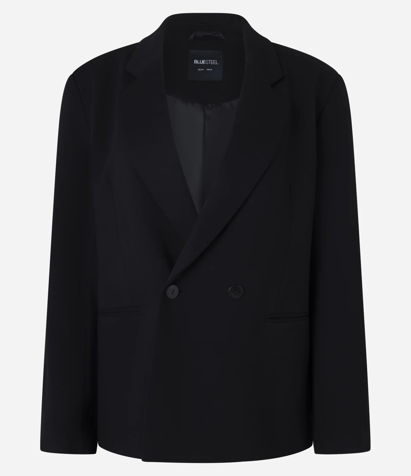 Blazer Alfaiataria Ponto Roma Alongado Preto 1