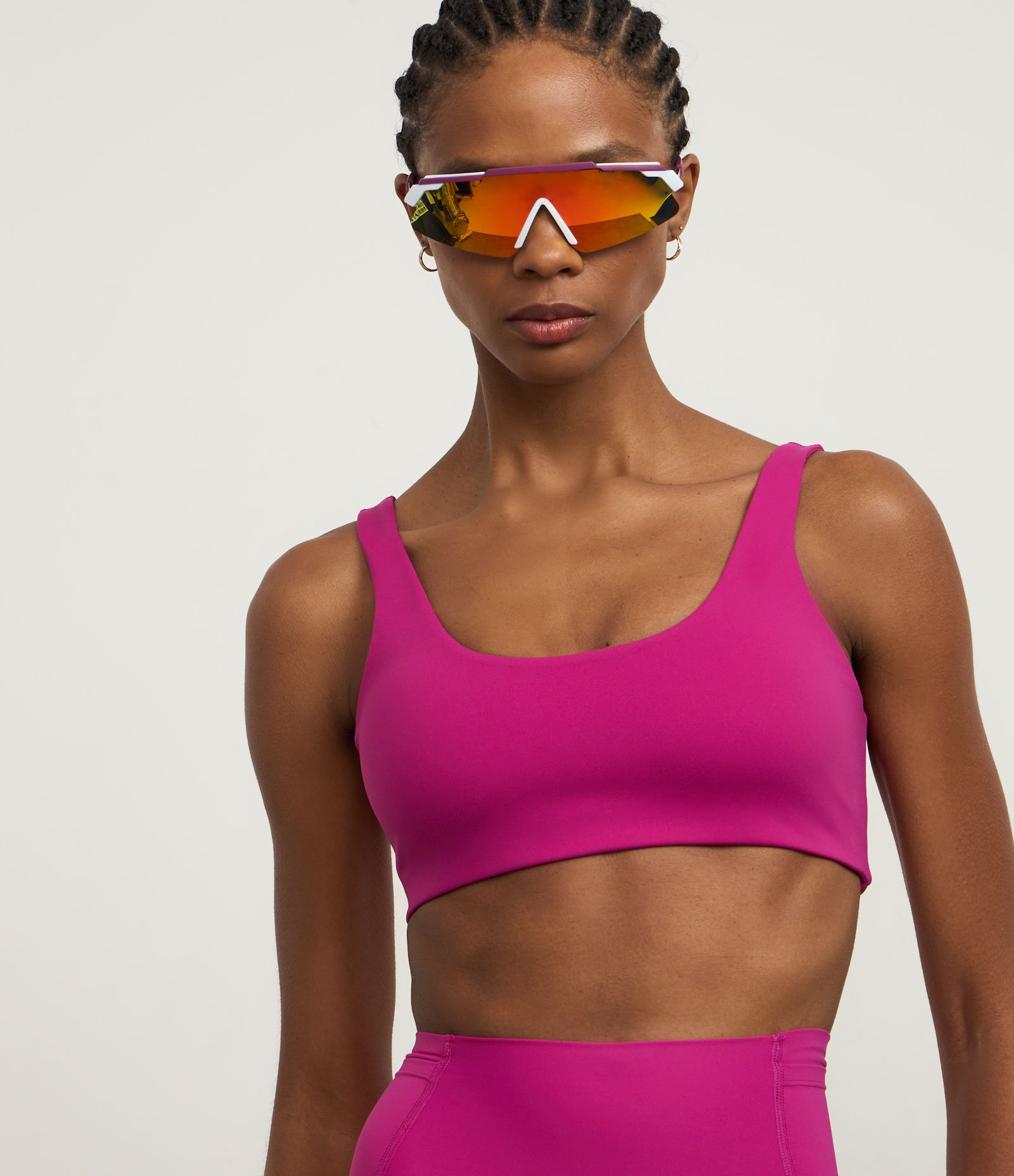 Top Bojo Esportivo em Microfibra Rosa 2