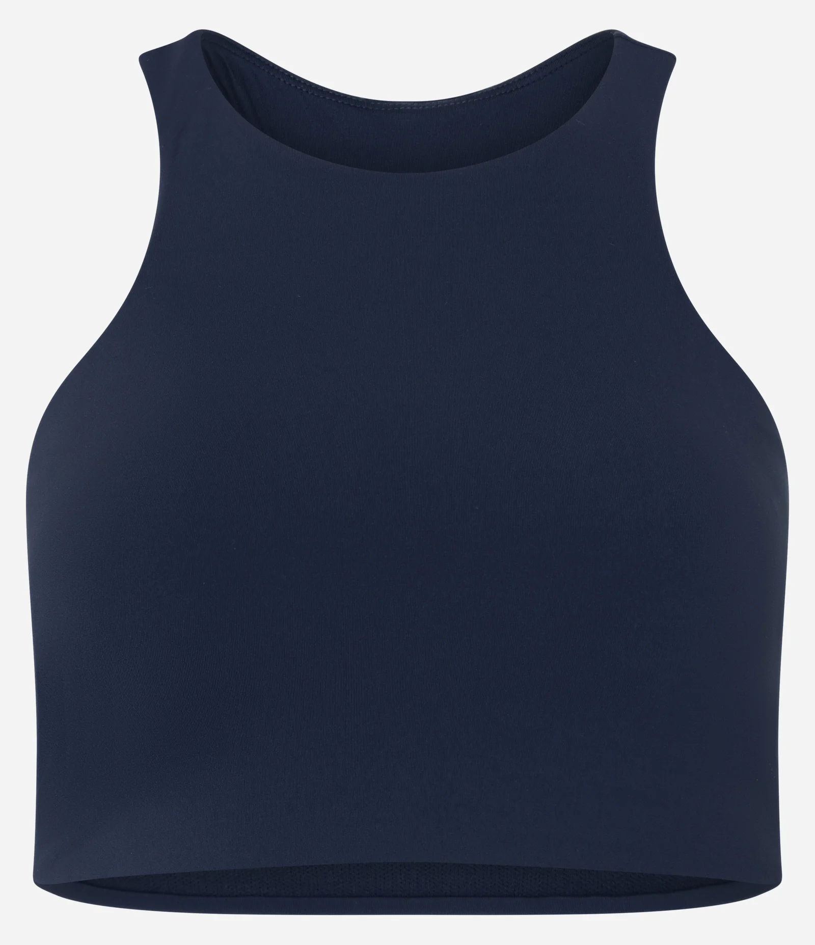 Top Nadador com Decote Halter e Bojo Removível Azul 1