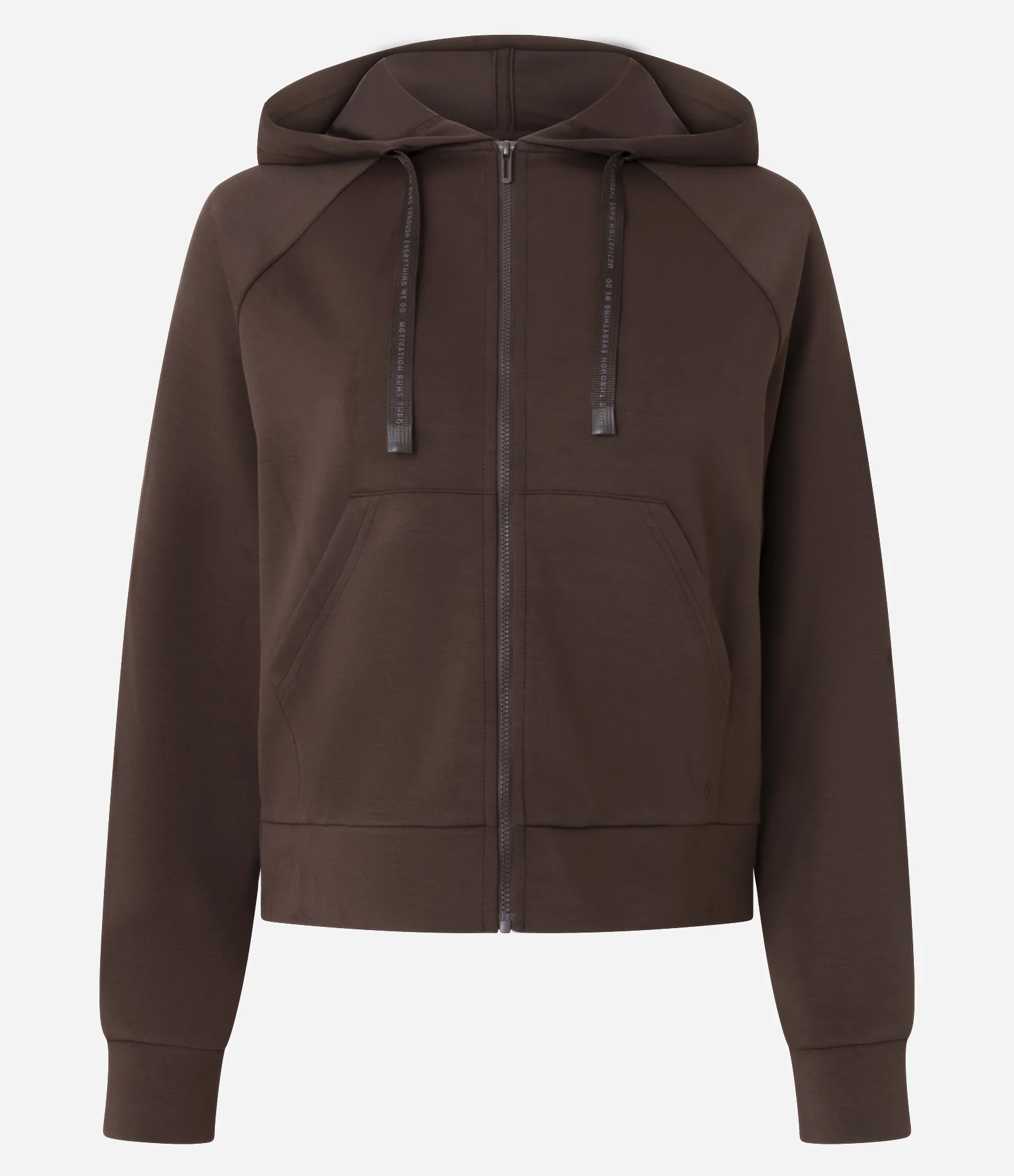 Jaqueta Esportiva com Modal e Bolso Canguru Marrom 4