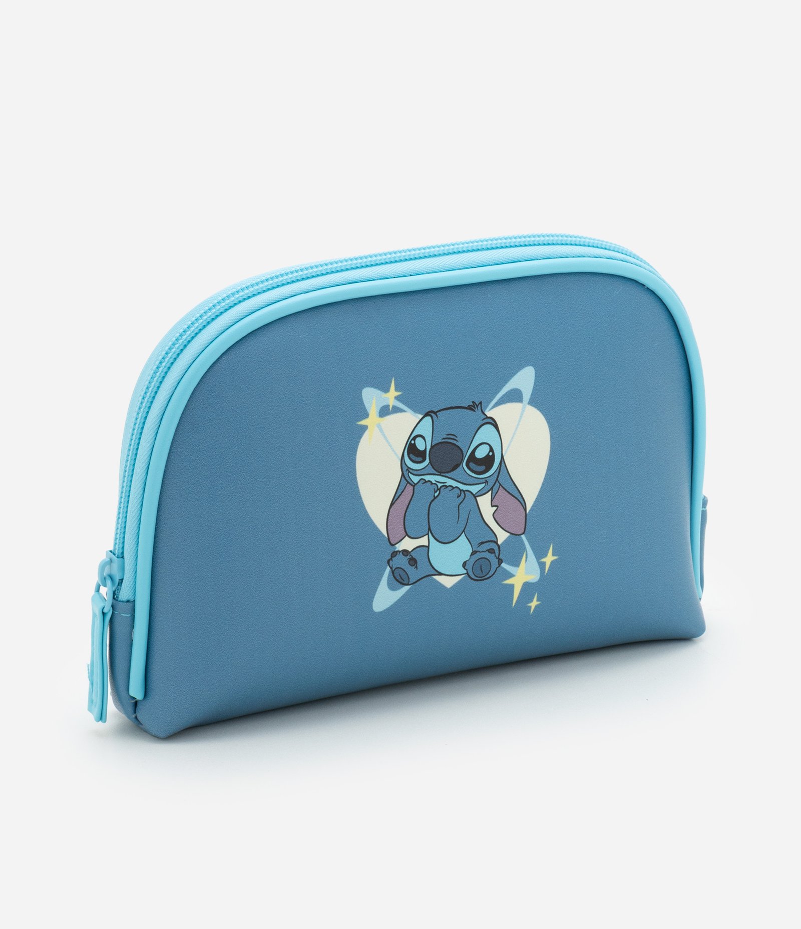 Kit 02 Nécessaire com Estampa Stitch Azul 4