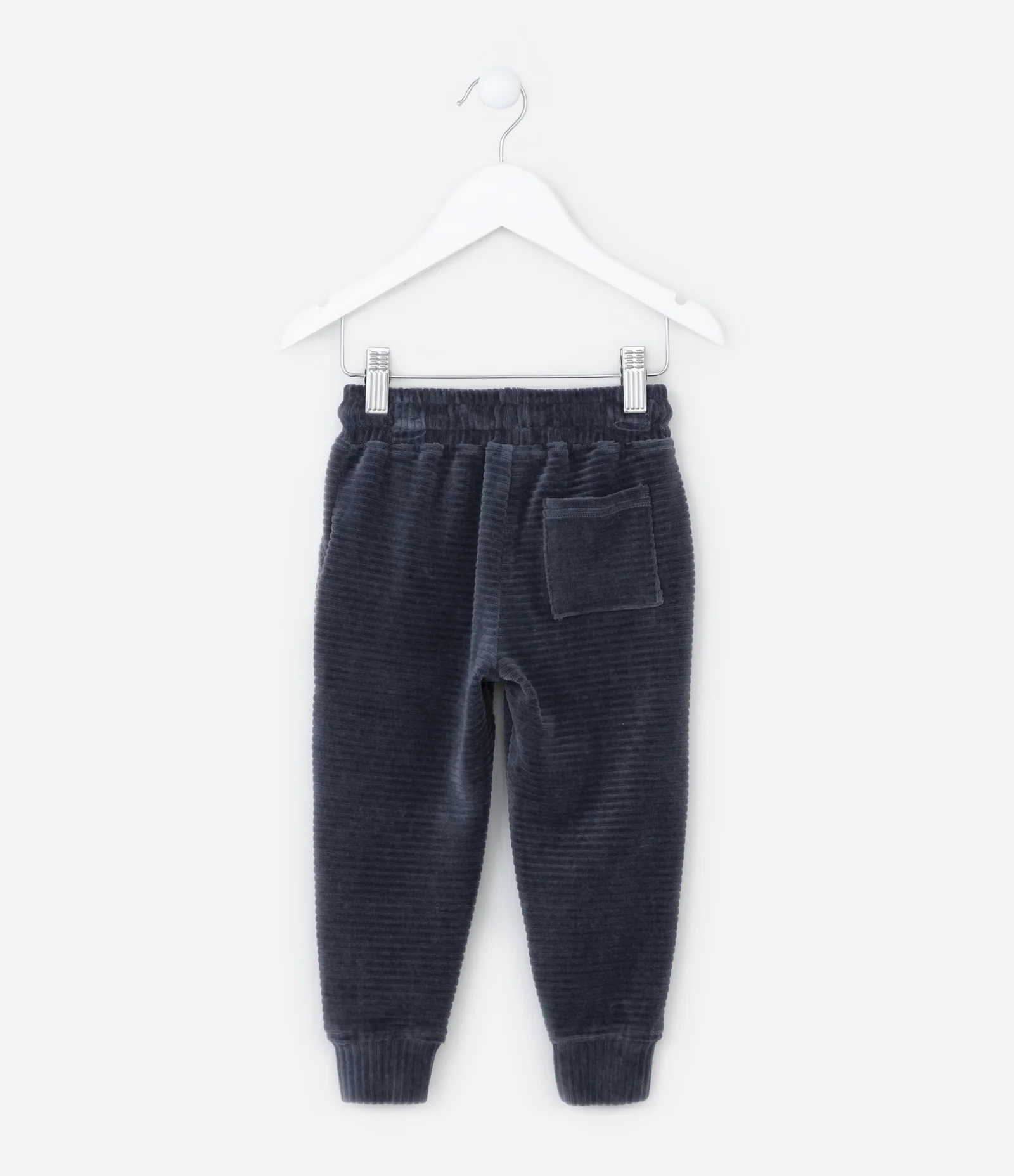 Calça Infantil em Veludo Canelada - Tam 1 a 5 Anos Azul 2