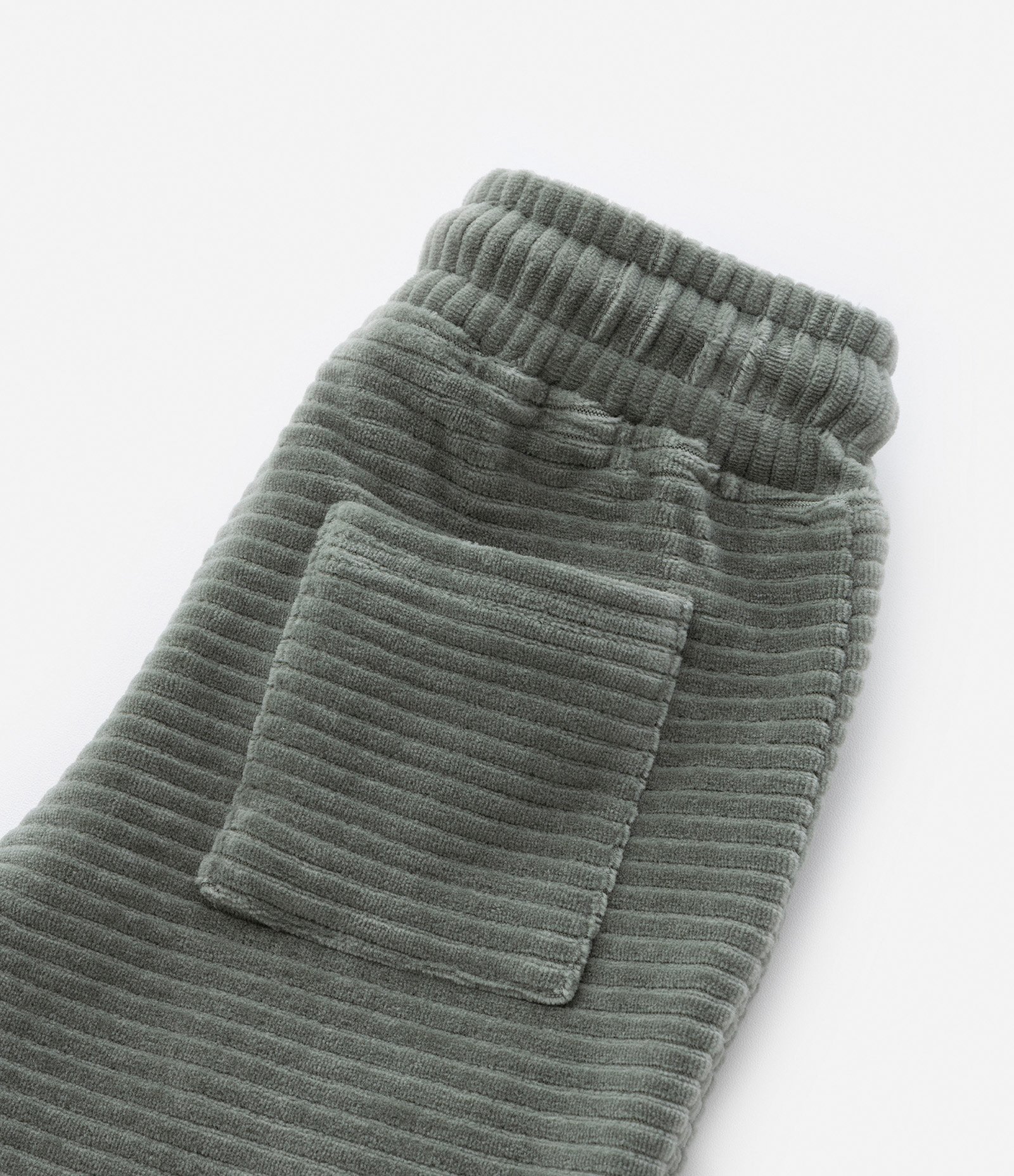 Calça Infantil em Veludo Canelada - Tam 1 a 5 Anos Verde 8