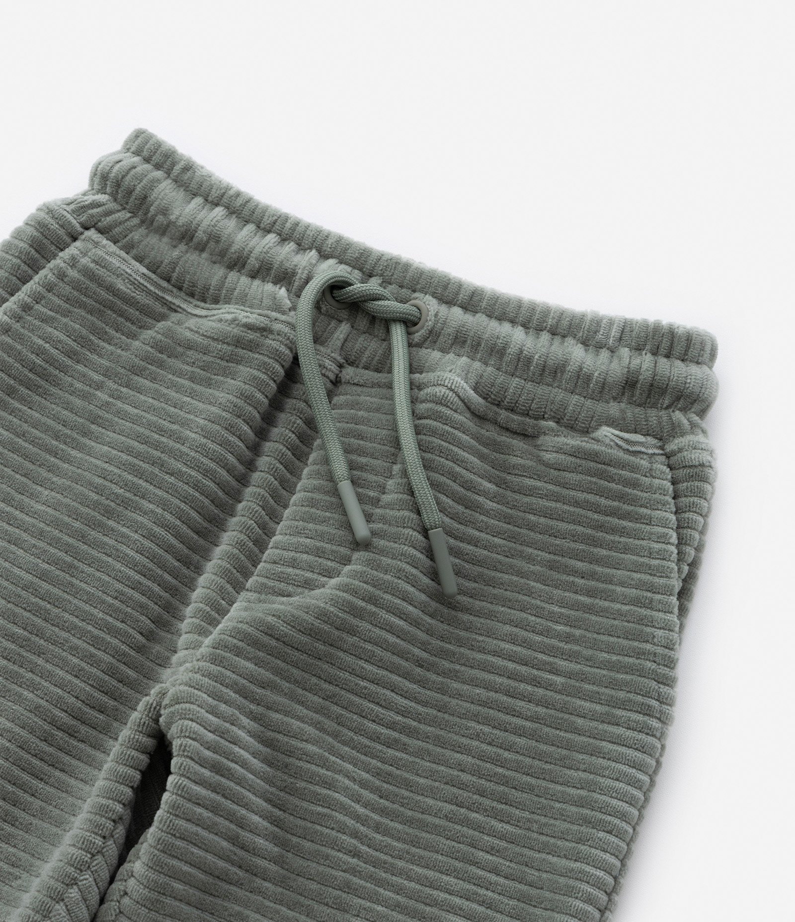 Calça Infantil em Veludo Canelada - Tam 1 a 5 Anos Verde 5