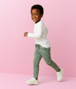 Calça Infantil em Veludo Canelada - Tam 1 a 5 Anos