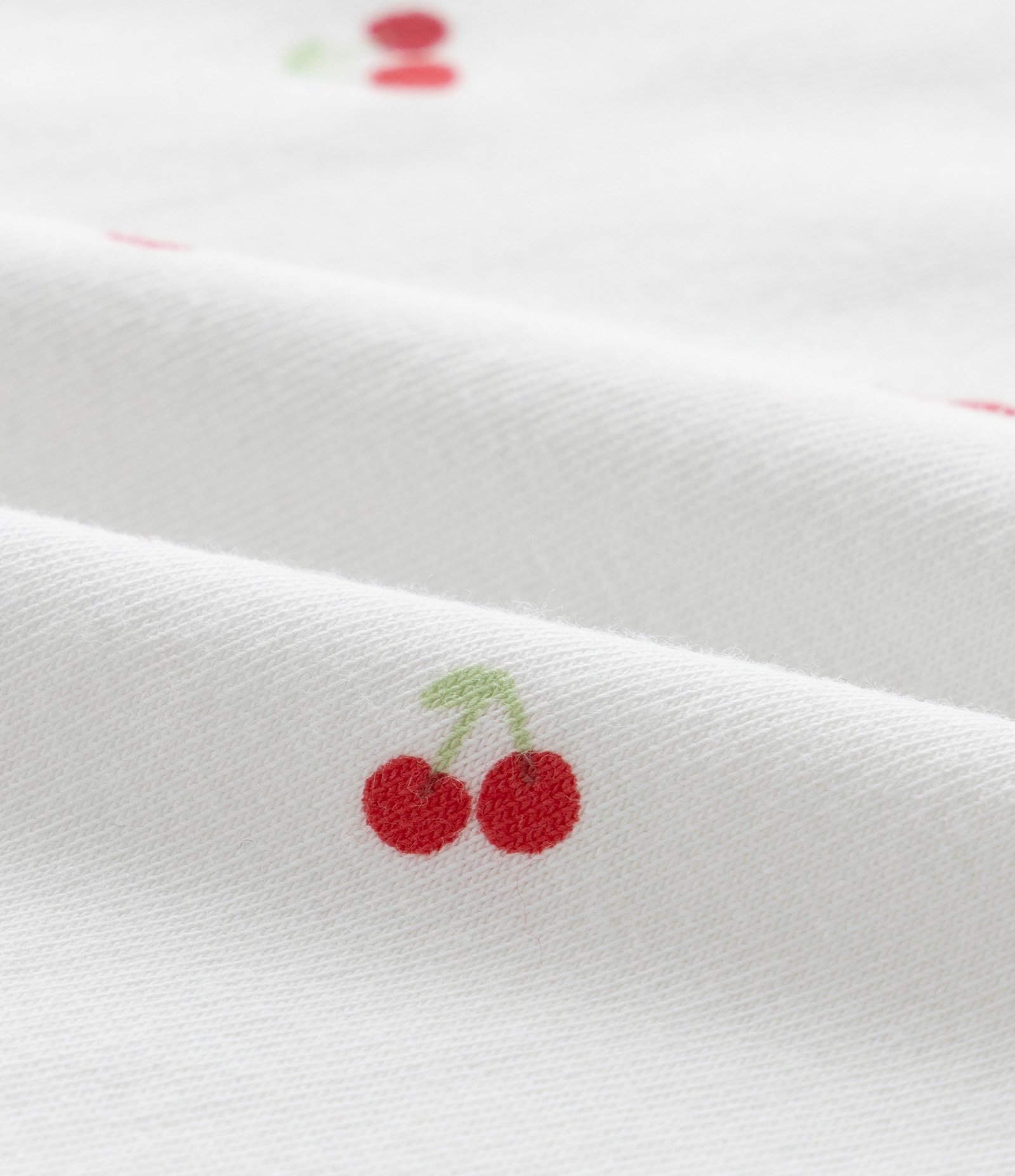 Body Infantil com Estampa de Cereja - Tam RN a 18 Meses Branco 4