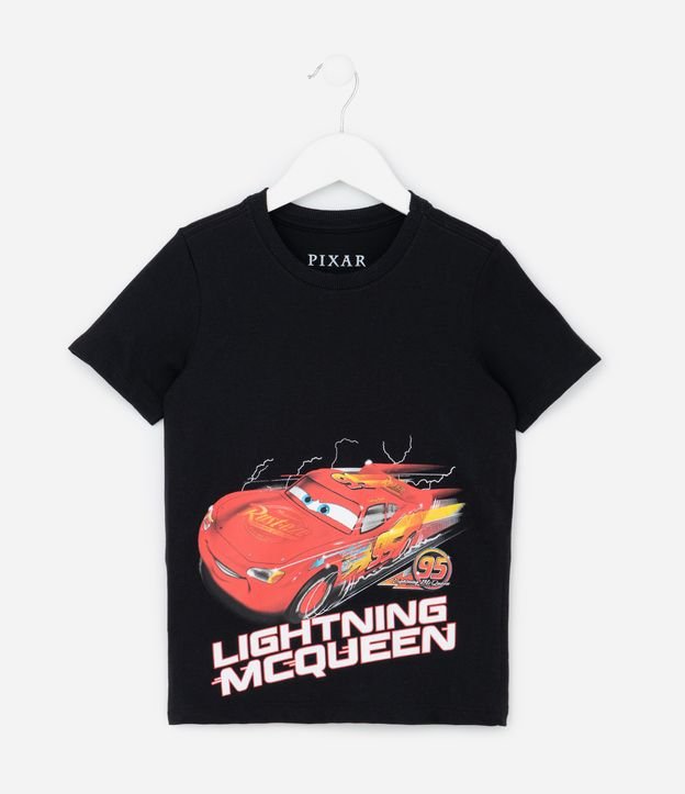 Camiseta Infantil com Estampa Relâmpago McQueen - Tam 2 a 8 Anos