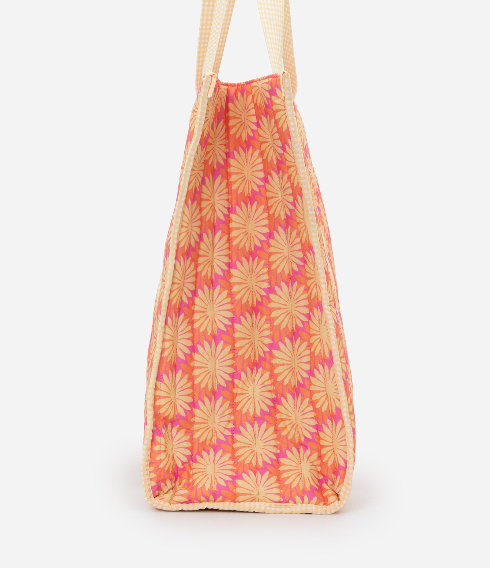 Bolsa de Praia Atoalhada com Estampa Floral Multicores 2