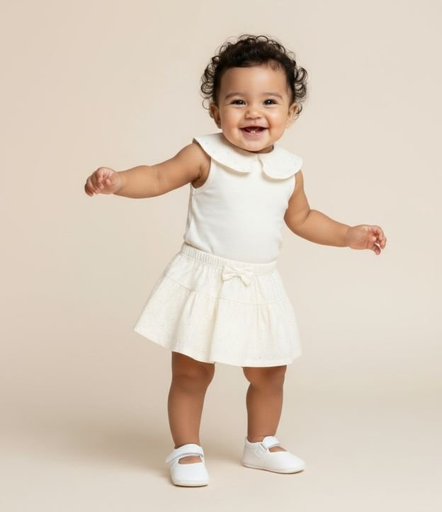 Cor: Off White | Tamanho: 0-3M