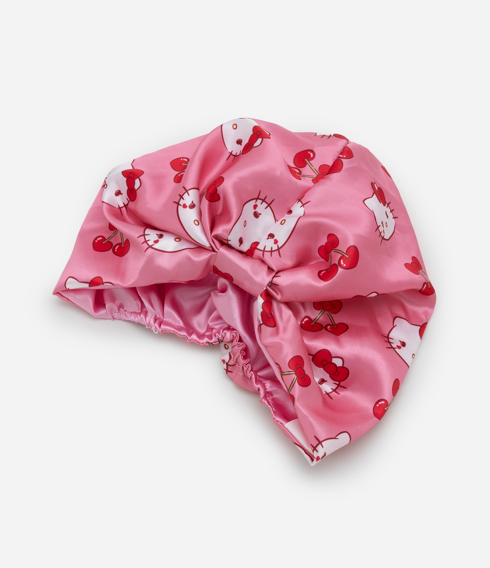 Kit Escova Massageadora Capilar + Touca de Cetim Hello Kitty U 4