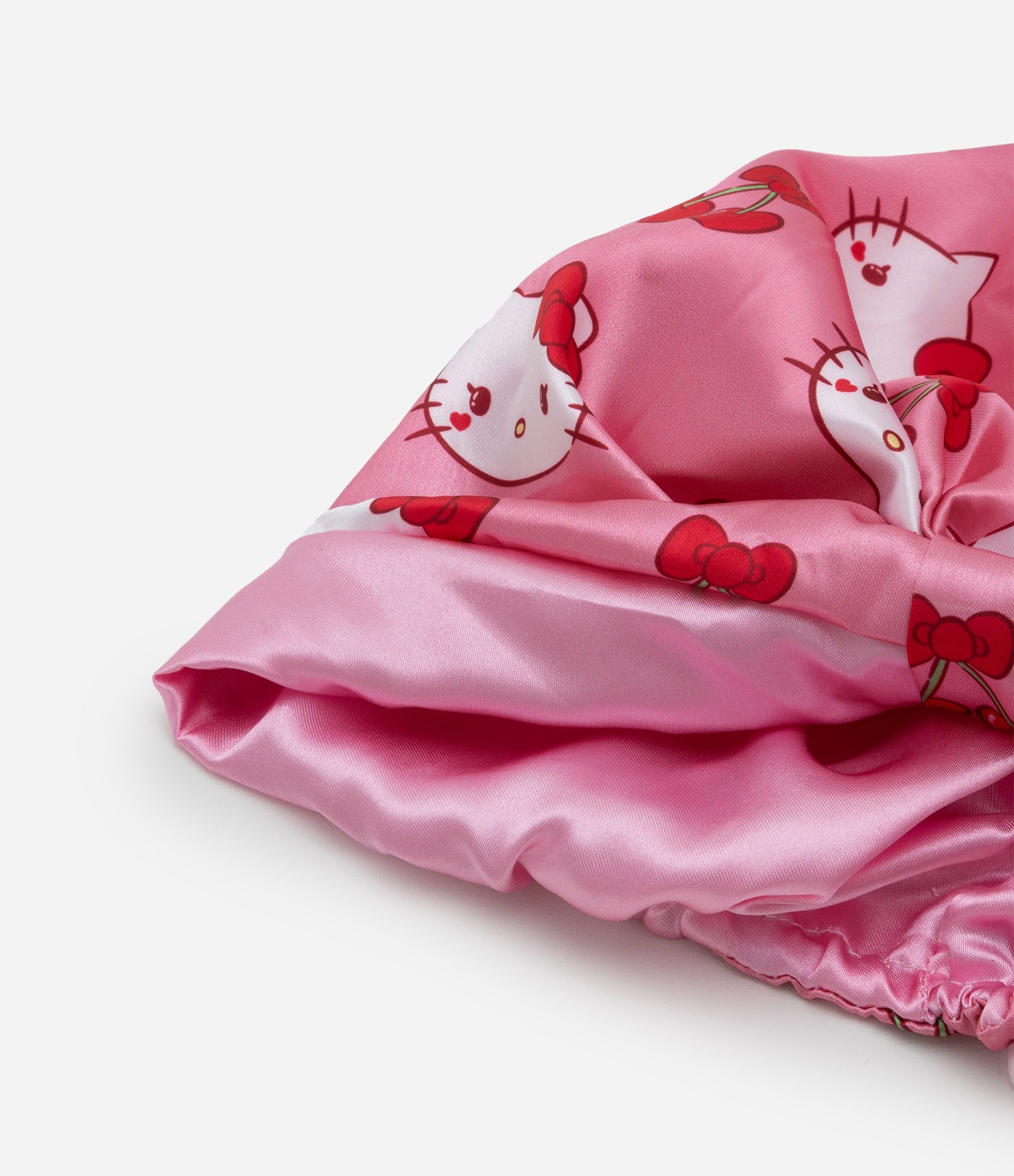 Kit Escova Massageadora Capilar + Touca de Cetim Hello Kitty U 5