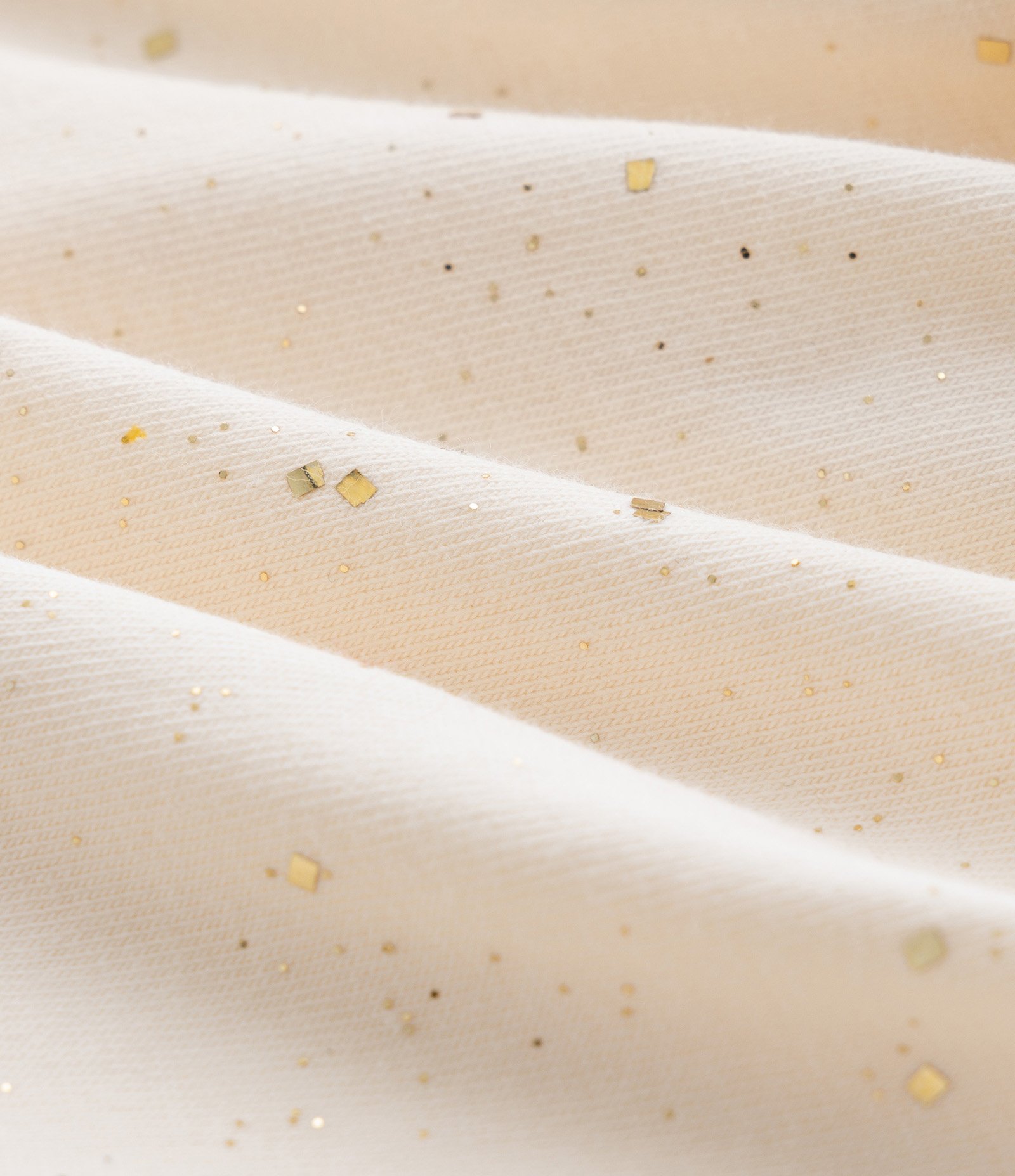 Vestido Infantil com Babados e Aplicação de Brilhos - Tam 0 a 18 meses Bege 3