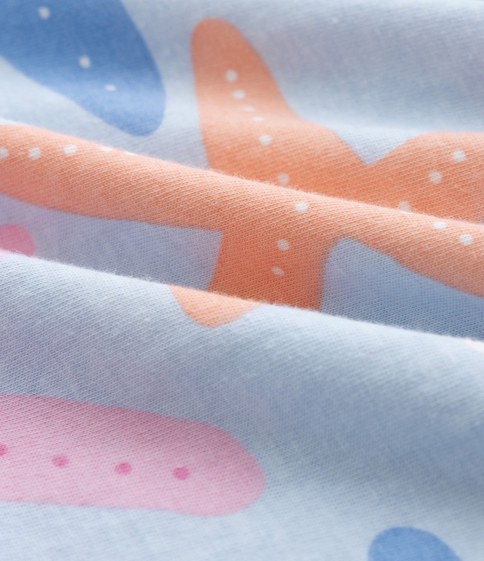 Vestido Infantil com Estampa de Estrelas - Tam 0 a 18 meses Azul 4