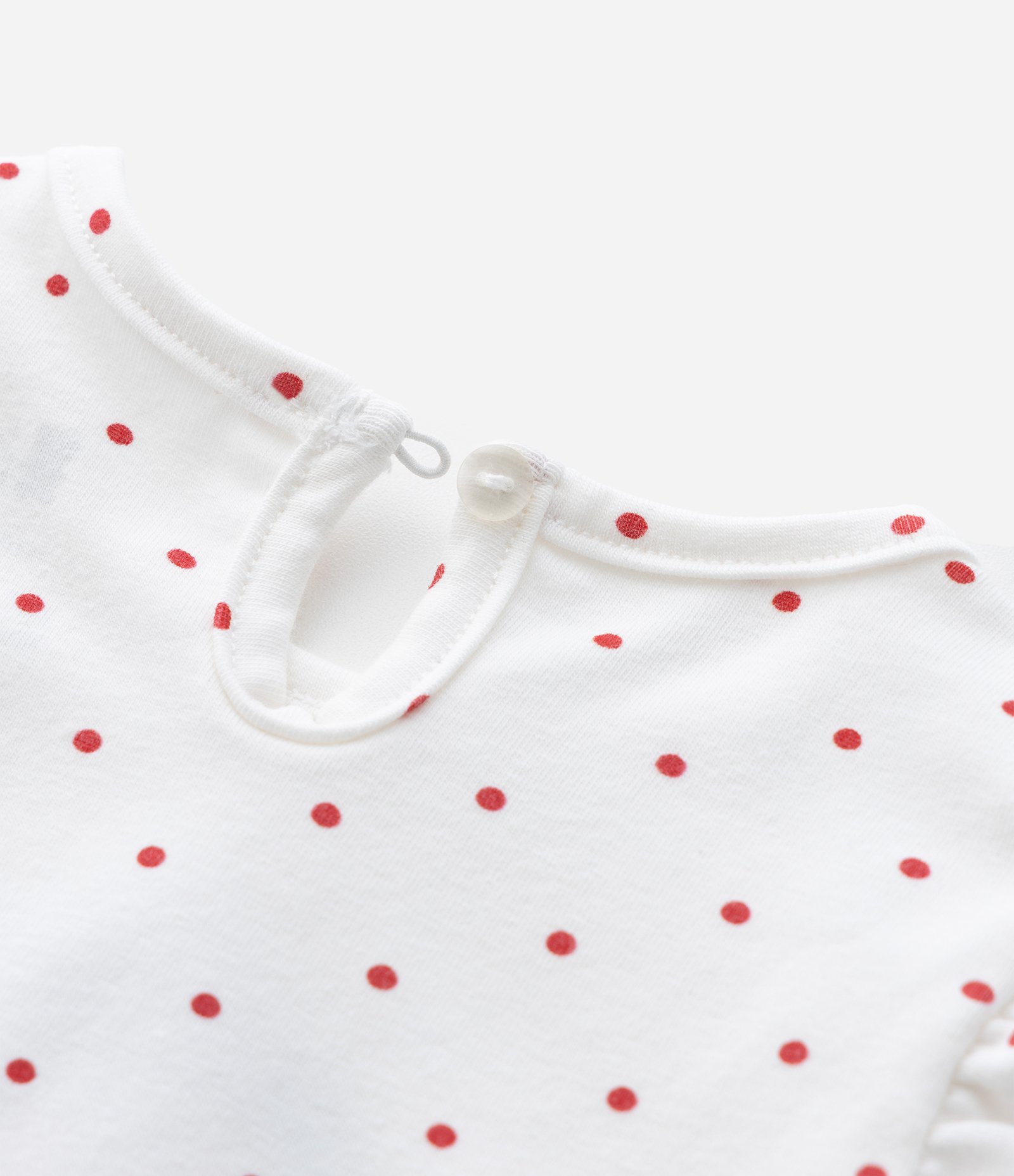 Conjunto Infantil com Estampa de Cereja - Tam 0 a 18 Meses Vermelho 8