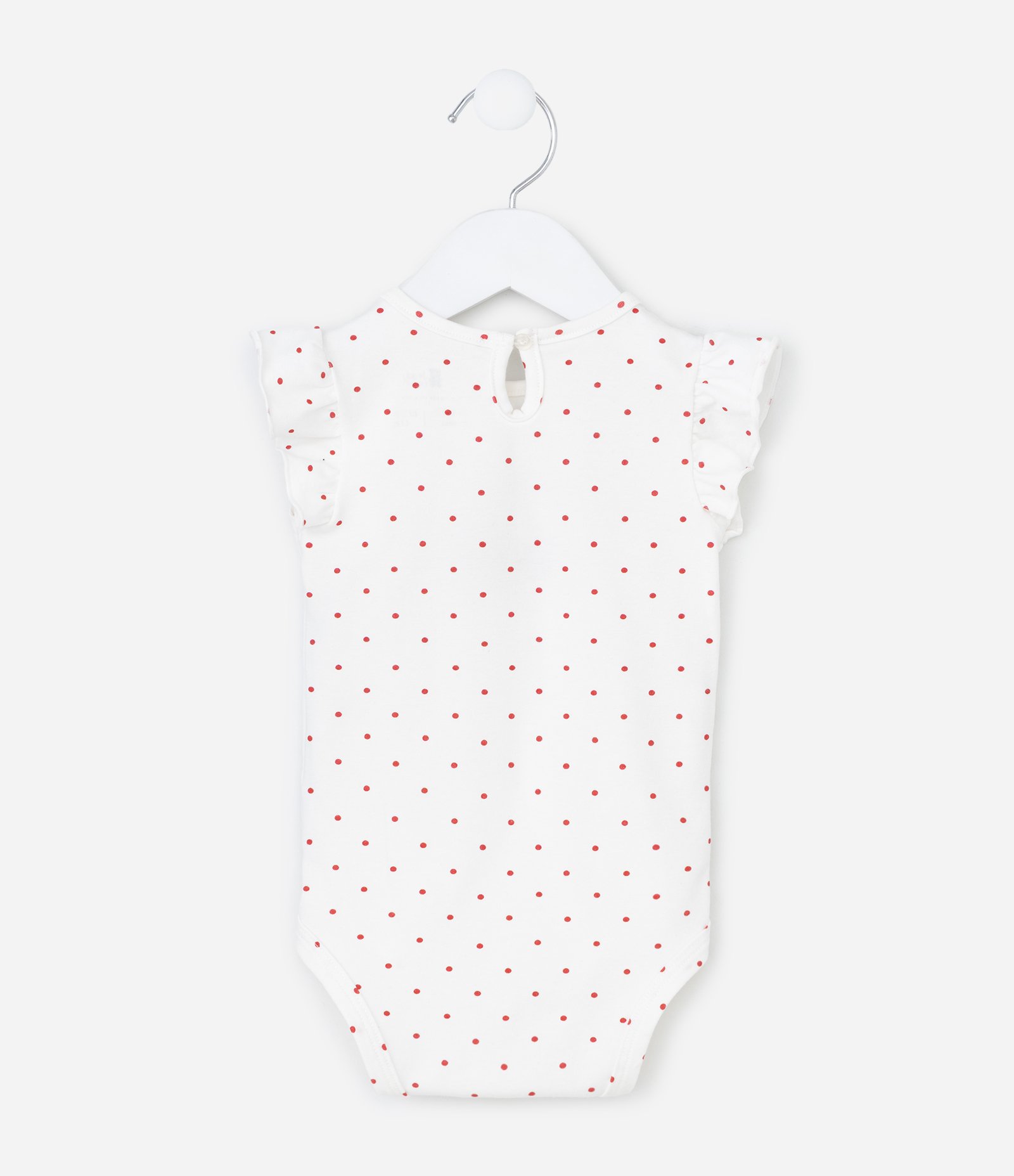 Conjunto Infantil com Estampa de Cereja - Tam 0 a 18 Meses Vermelho 3