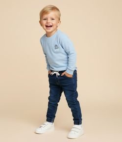 Camiseta Infantil com Estampa Bluey Canelada - Tam 2 a 6 Anos