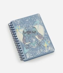 Caderno de Papel com Capa em Gel e Estampa do Stitch