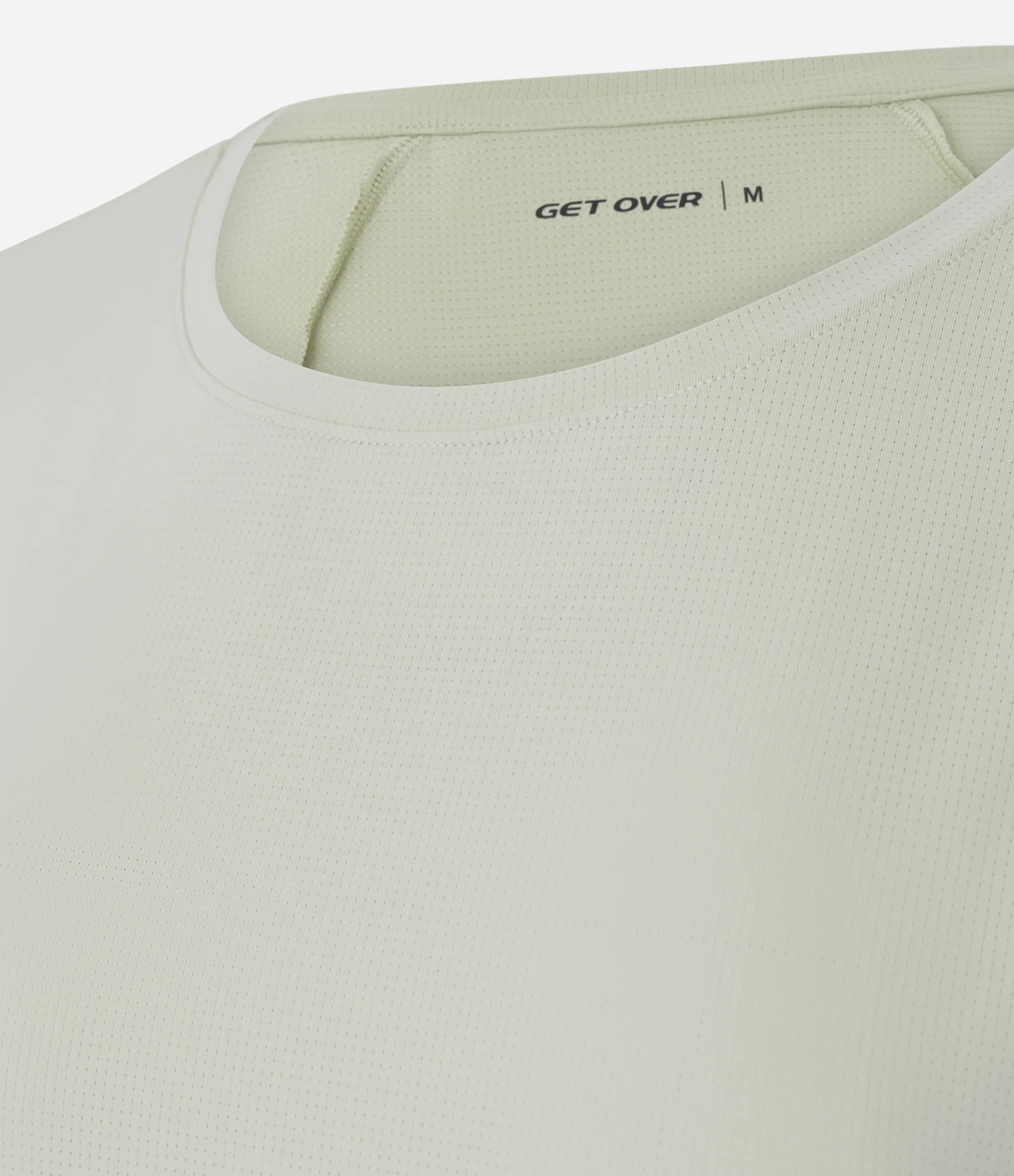 Camiseta Esportiva Manga Curta em Poliamida Verde 2