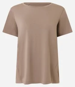 Camiseta Esportiva Manga Curta em Poliamida