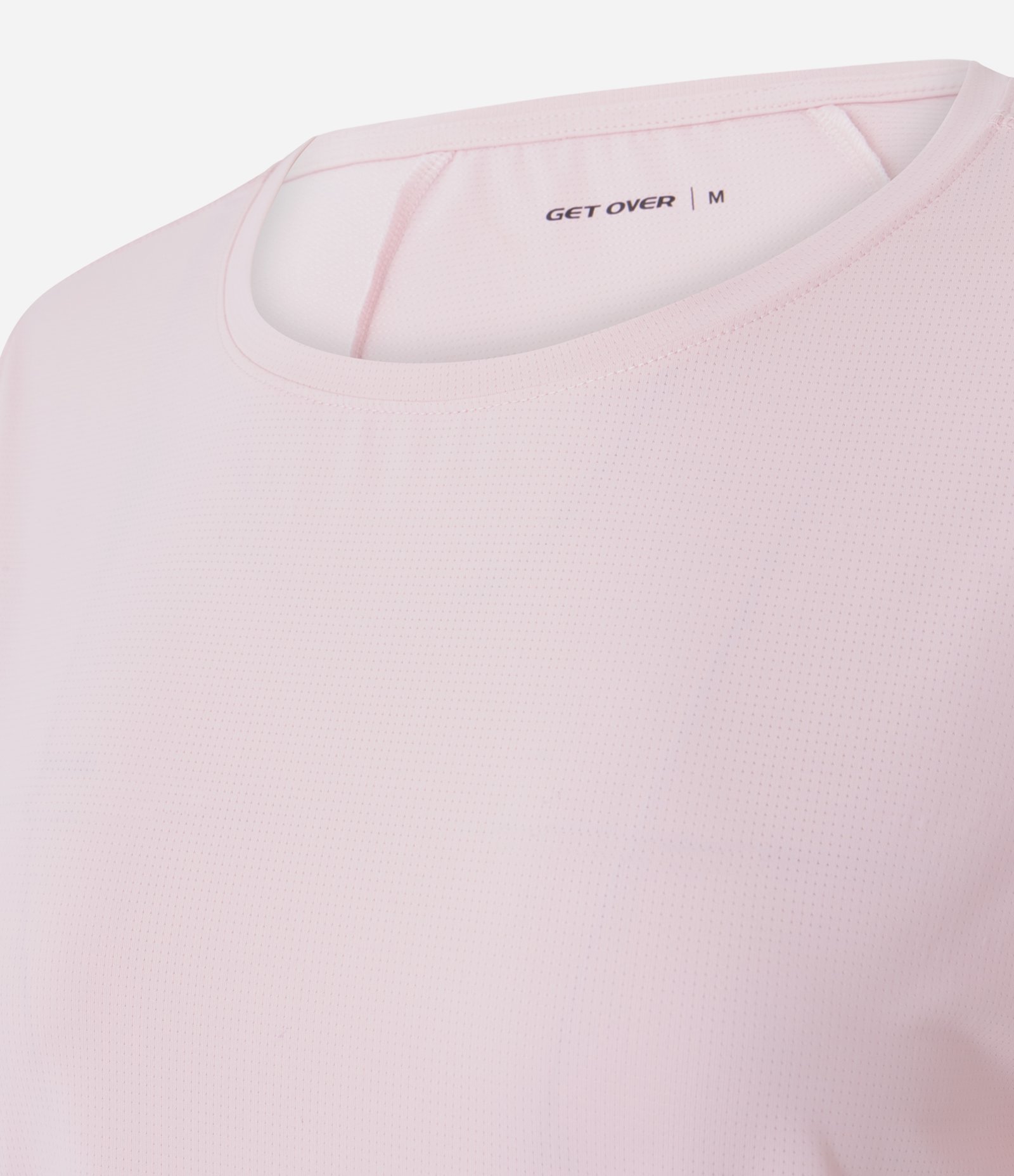 Camiseta Esportiva Manga Curta em Poliamida Rosa 6