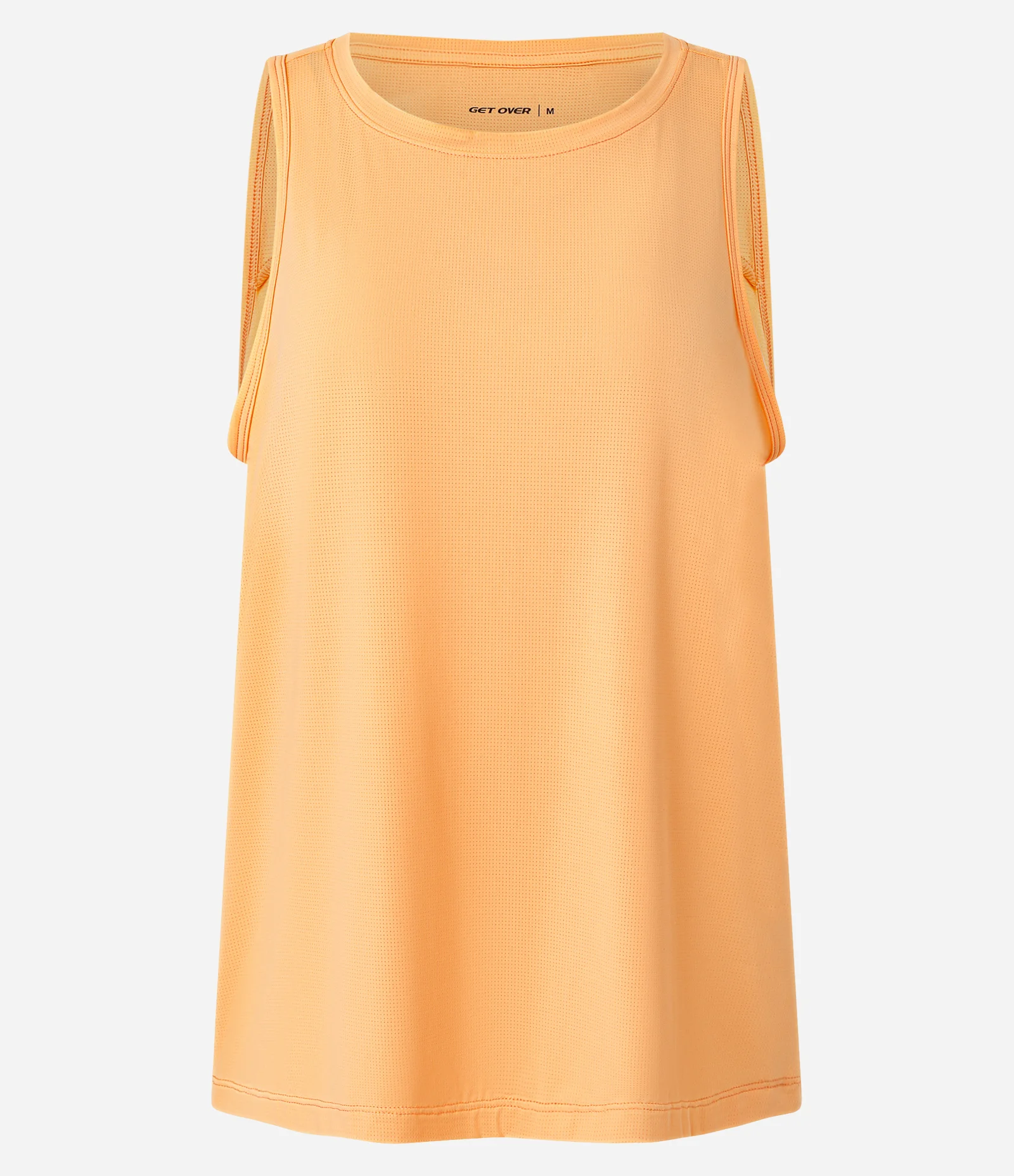 Regata Esportiva em Poliamida com Recorte nas Costas Laranja 1