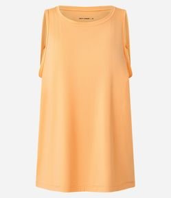 Regata Esportiva em Poliamida com Recorte nas Costas