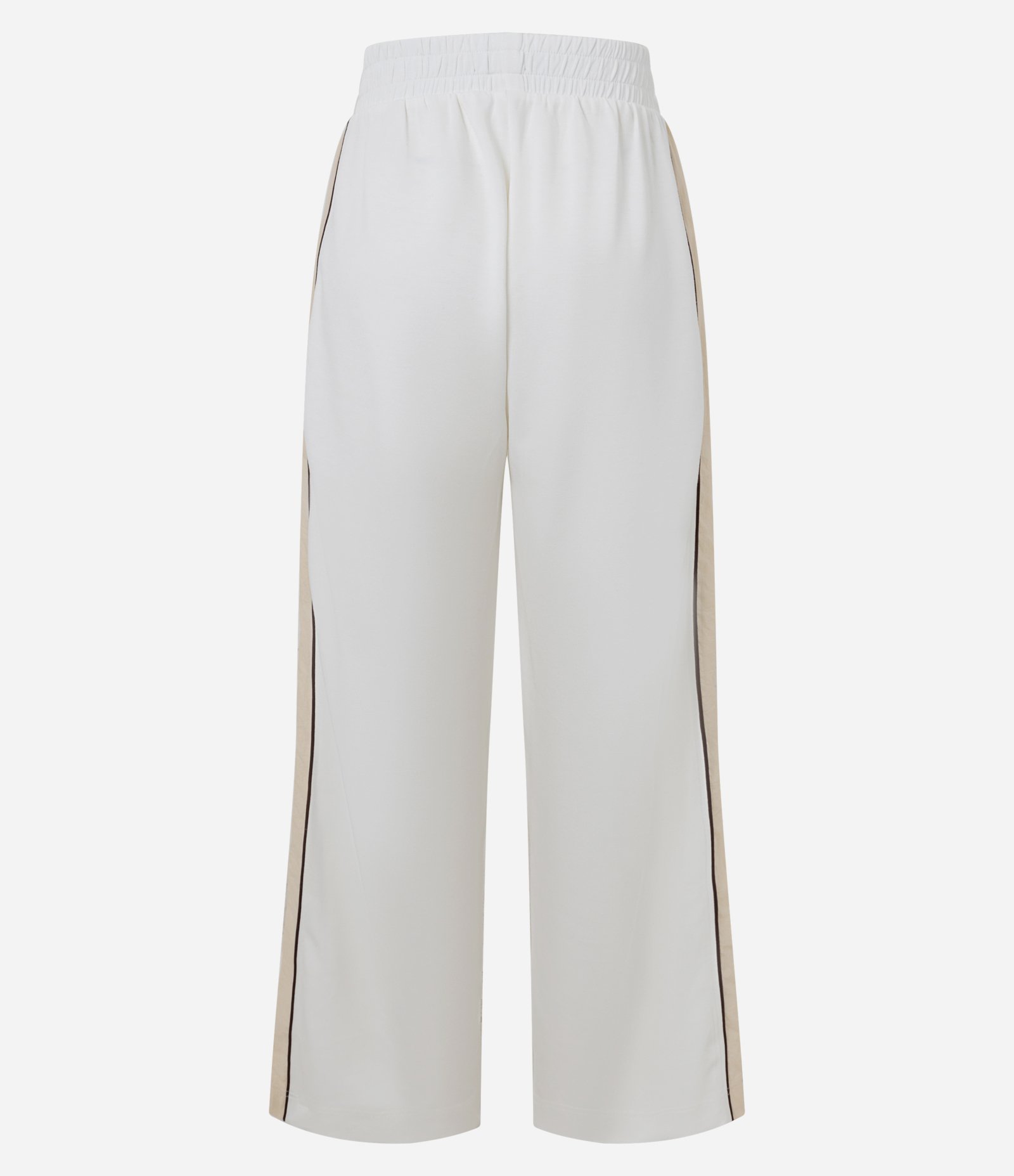 Calça Esportiva em Modal com Friso Contrastante Branco 6