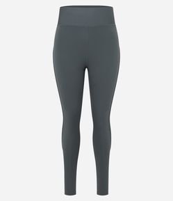 Calça Legging Cós Alto com Viés Sobreposto