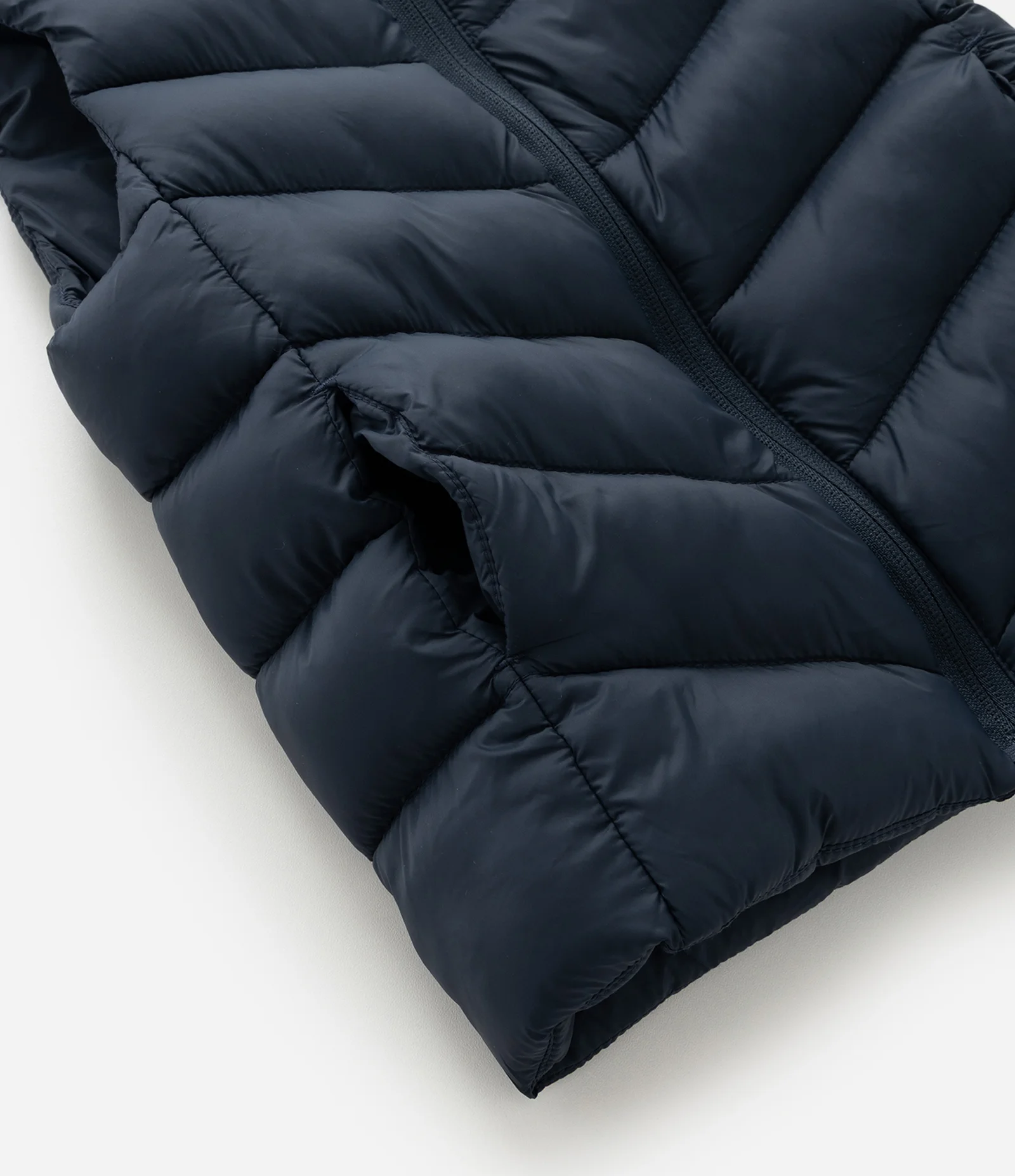 Colete Básico Infantil em Microfibra  com Gola Alta - Tam 1 A 4 Anos Azul Marinho 3