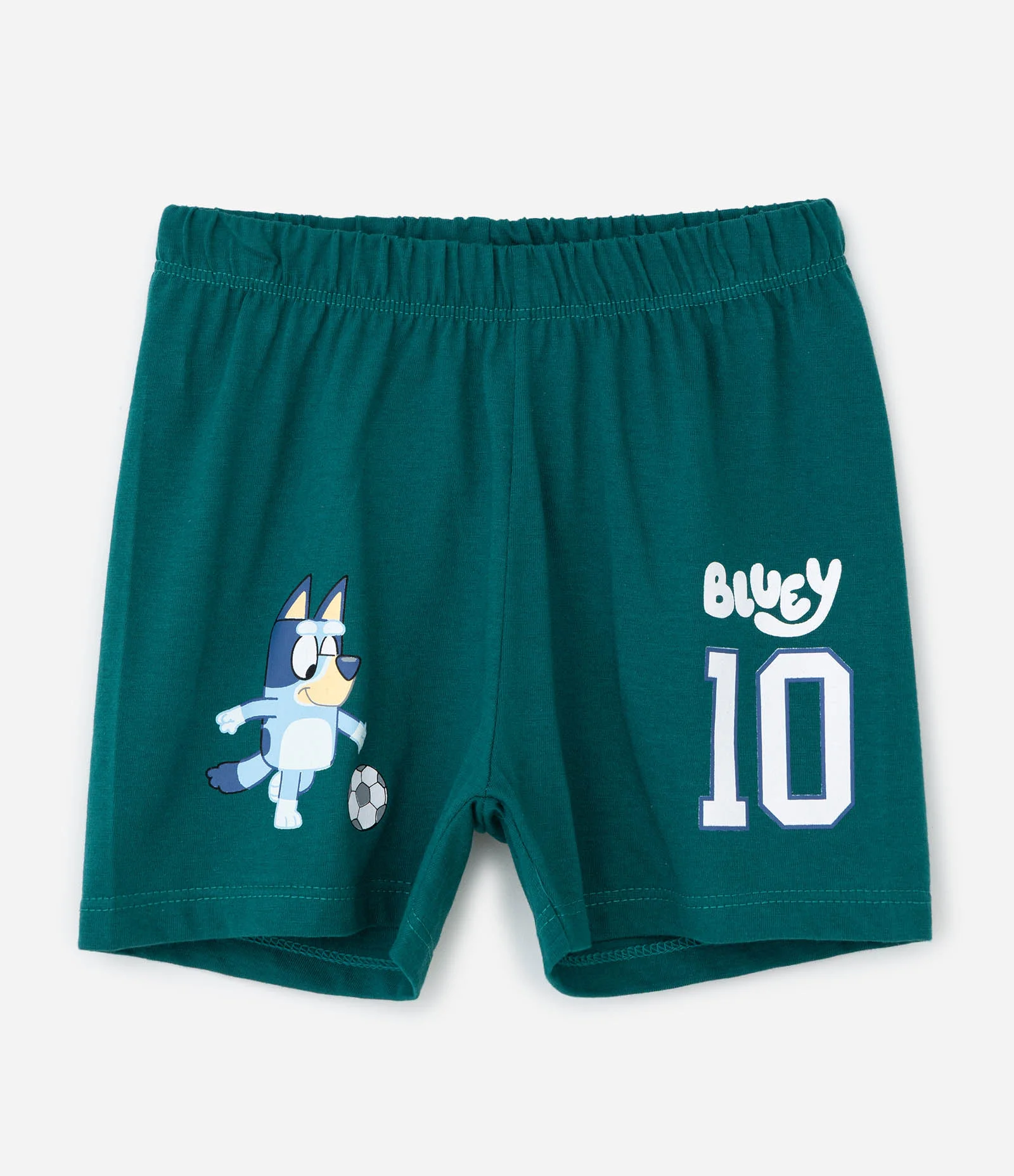 Pijama Infantil Curto com Estampa Bluey - Tam 2 a 6 Anos Verde 4