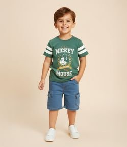 Camiseta Infantil com Estampa do Mickey Mouse - Tam 1 a 6 Anos