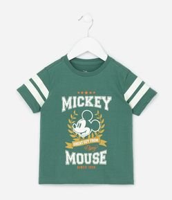 Camiseta Infantil com Estampa do Mickey Mouse - Tam 1 a 6 Anos