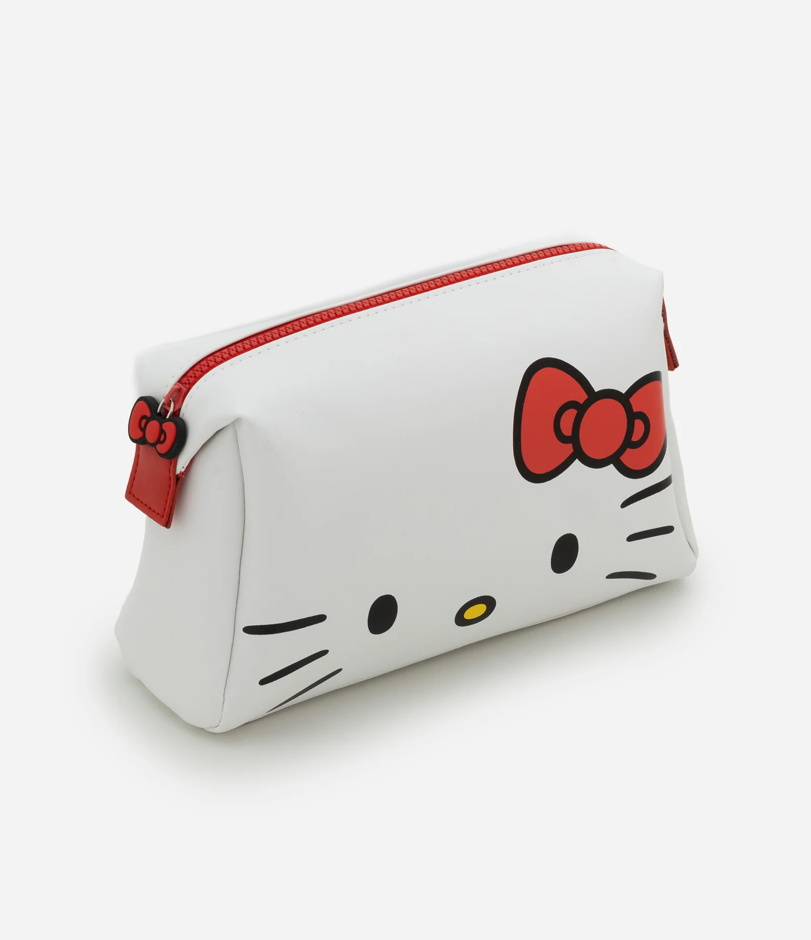 Nécessaire Grande em PU com Estampa Hello Kitty com Laço Branco 1