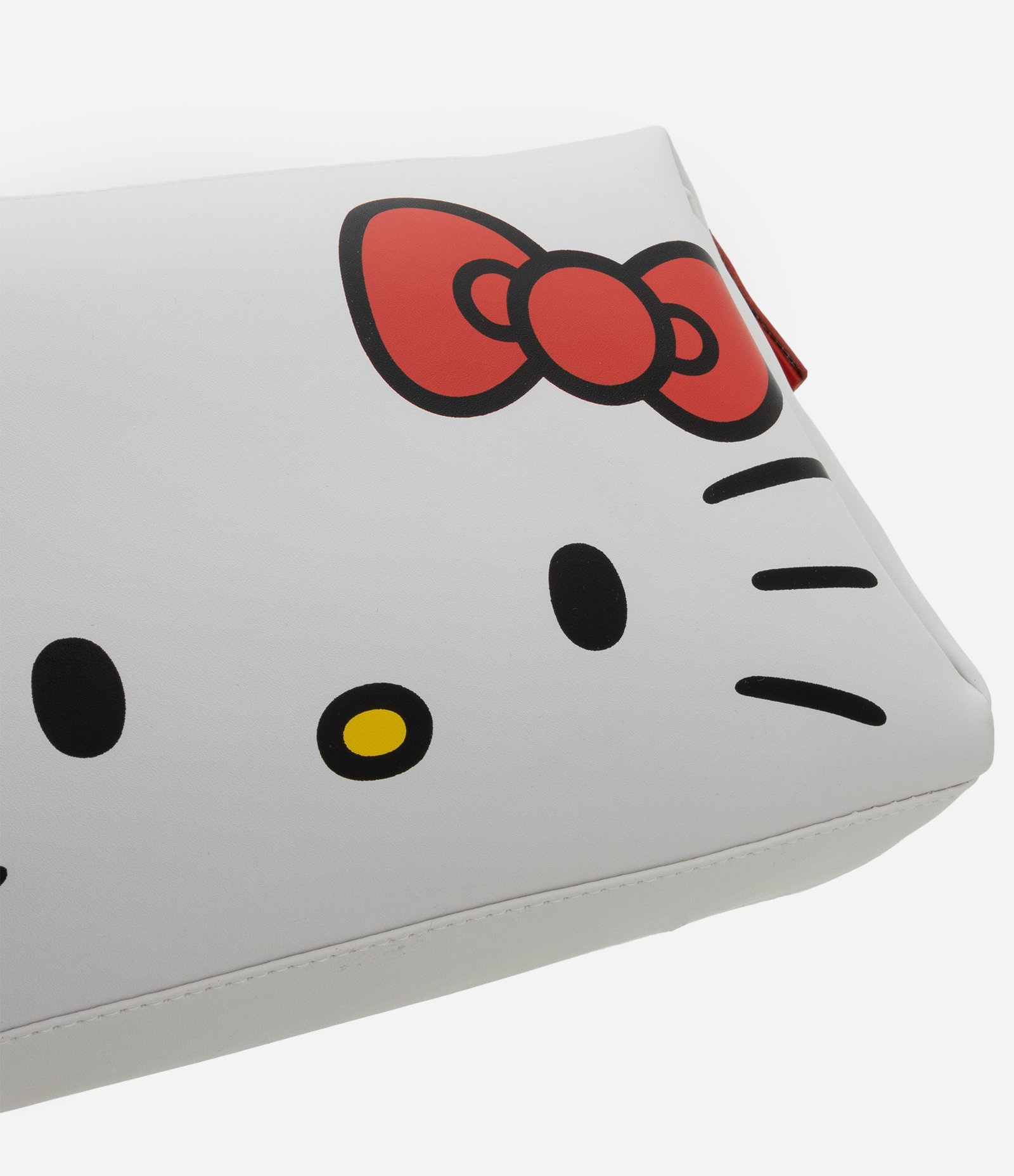 Nécessaire Grande em PU com Estampa Hello Kitty com Laço Branco 5