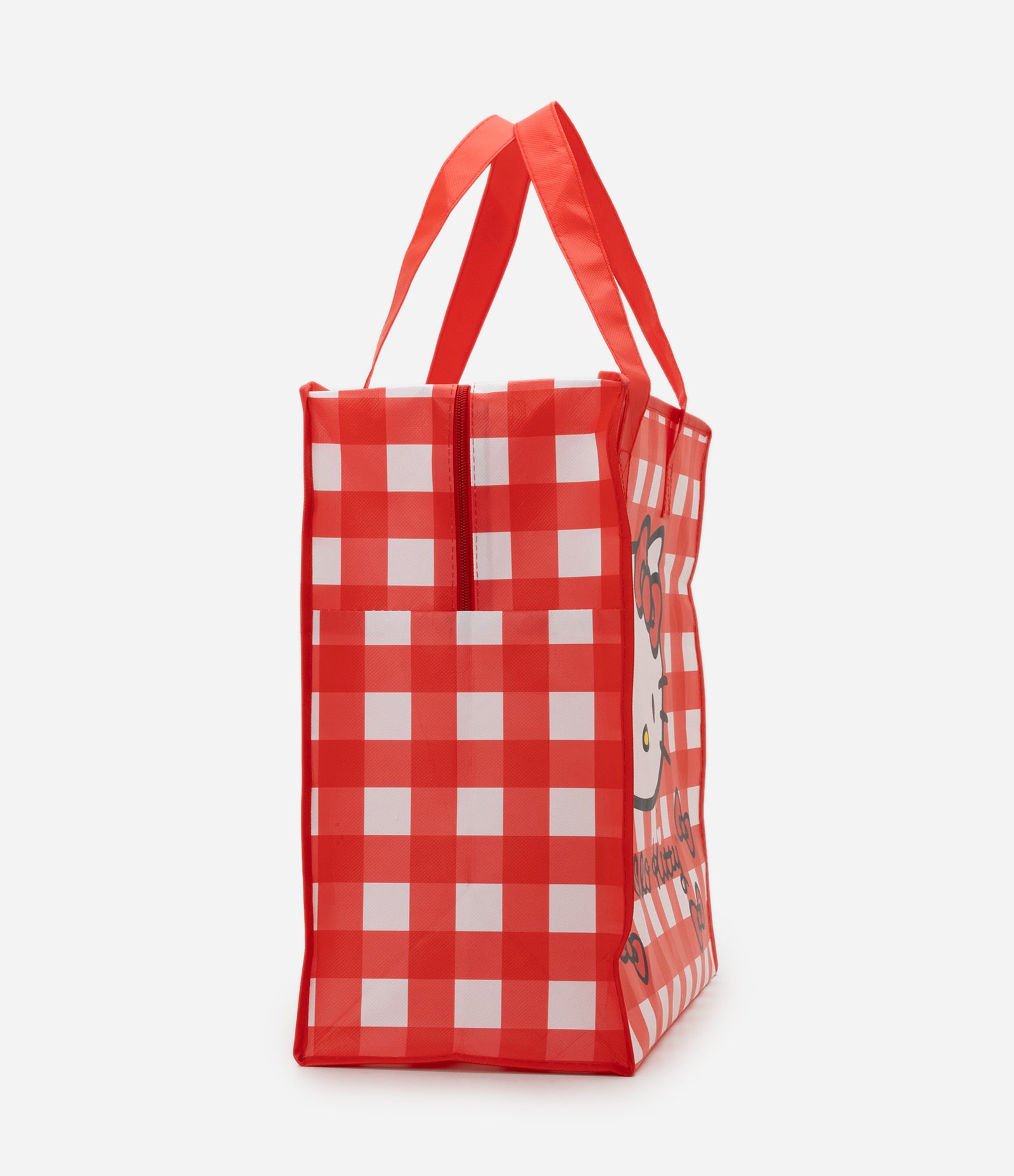 Sacola de Compras com Estampa Hello Kitty Vermelho 2
