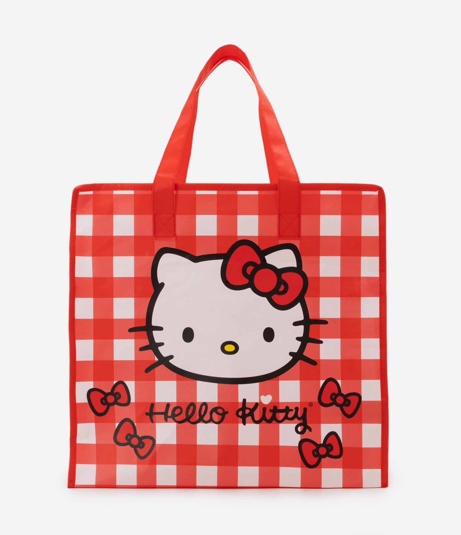 Sacola de Compras com Estampa Hello Kitty Vermelho 3