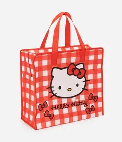 Sacola de Compras com Estampa Hello Kitty