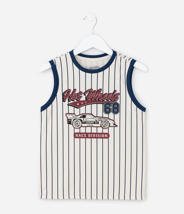 Regata Infantil com Tecnologia Dry Listrada Hot Wheels - Tam 4 a 10 Anos