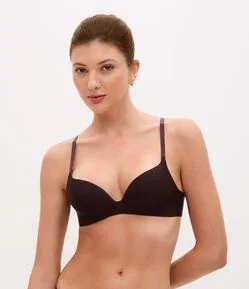 Sutiã Base em Microfibra com Bojo Oco