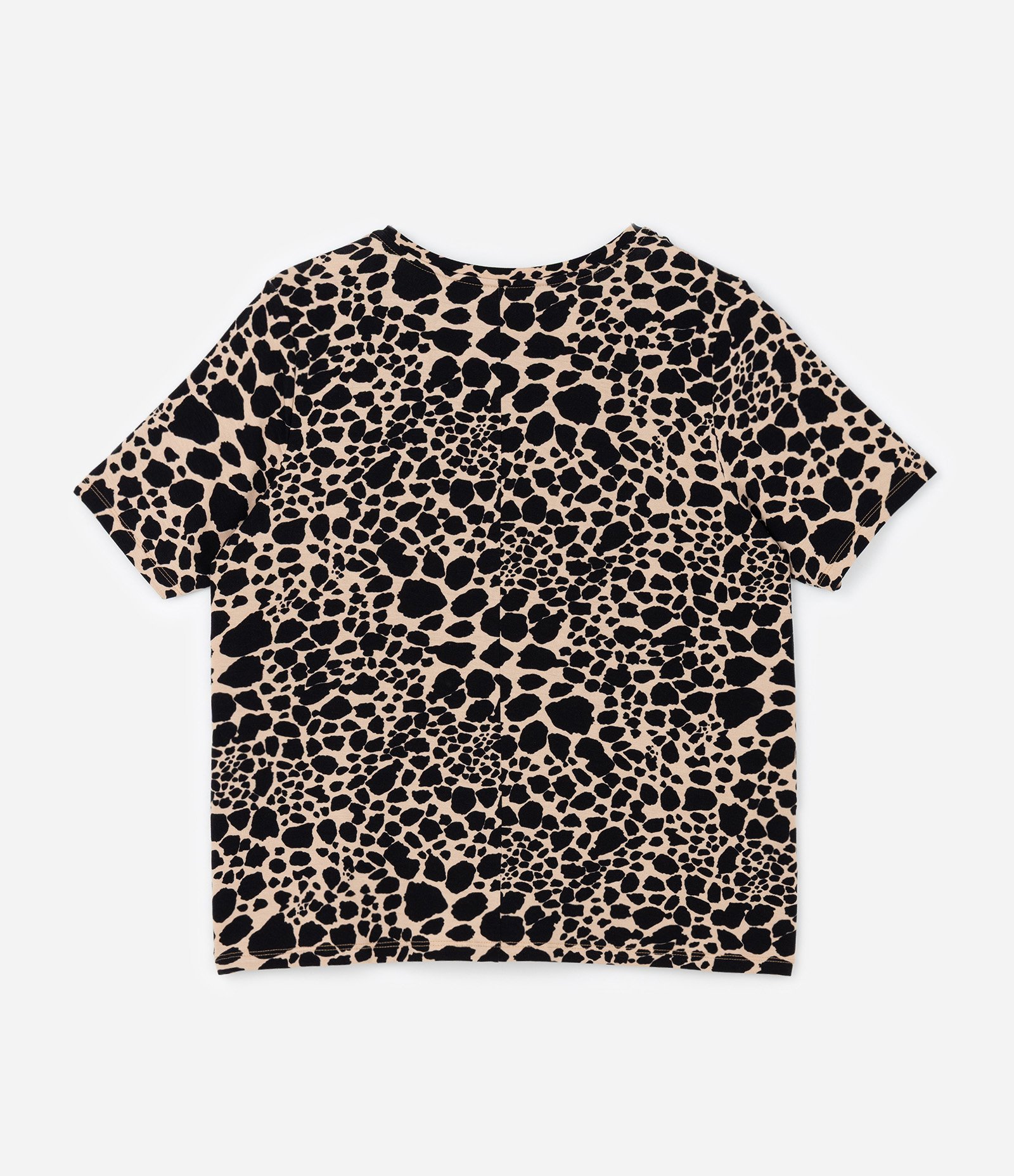 Pijama Short Doll em Viscolycra com Estampa Animal Print Onça Curve & Plus Size Marrom 3